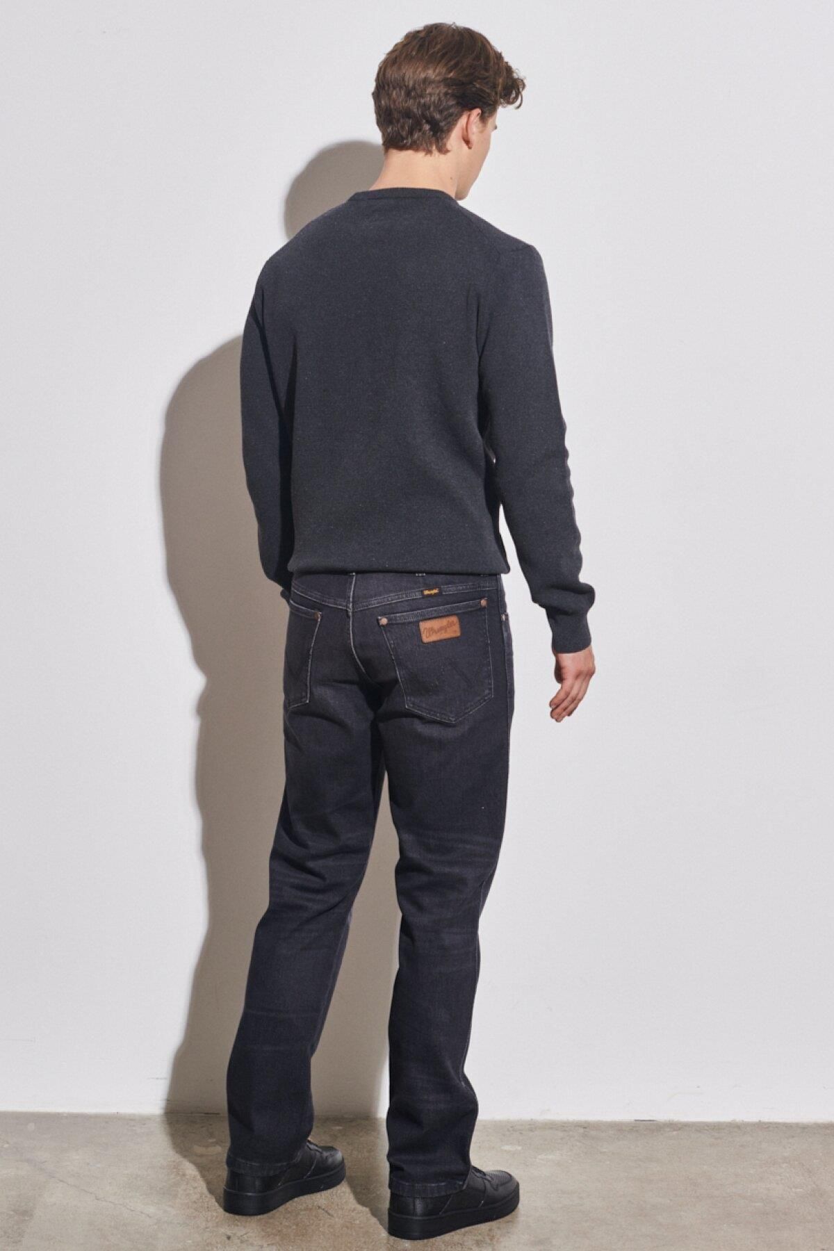 شلوار مشکی مردانه تگزاس جین W121EHXV6 اورجینال Wrangler