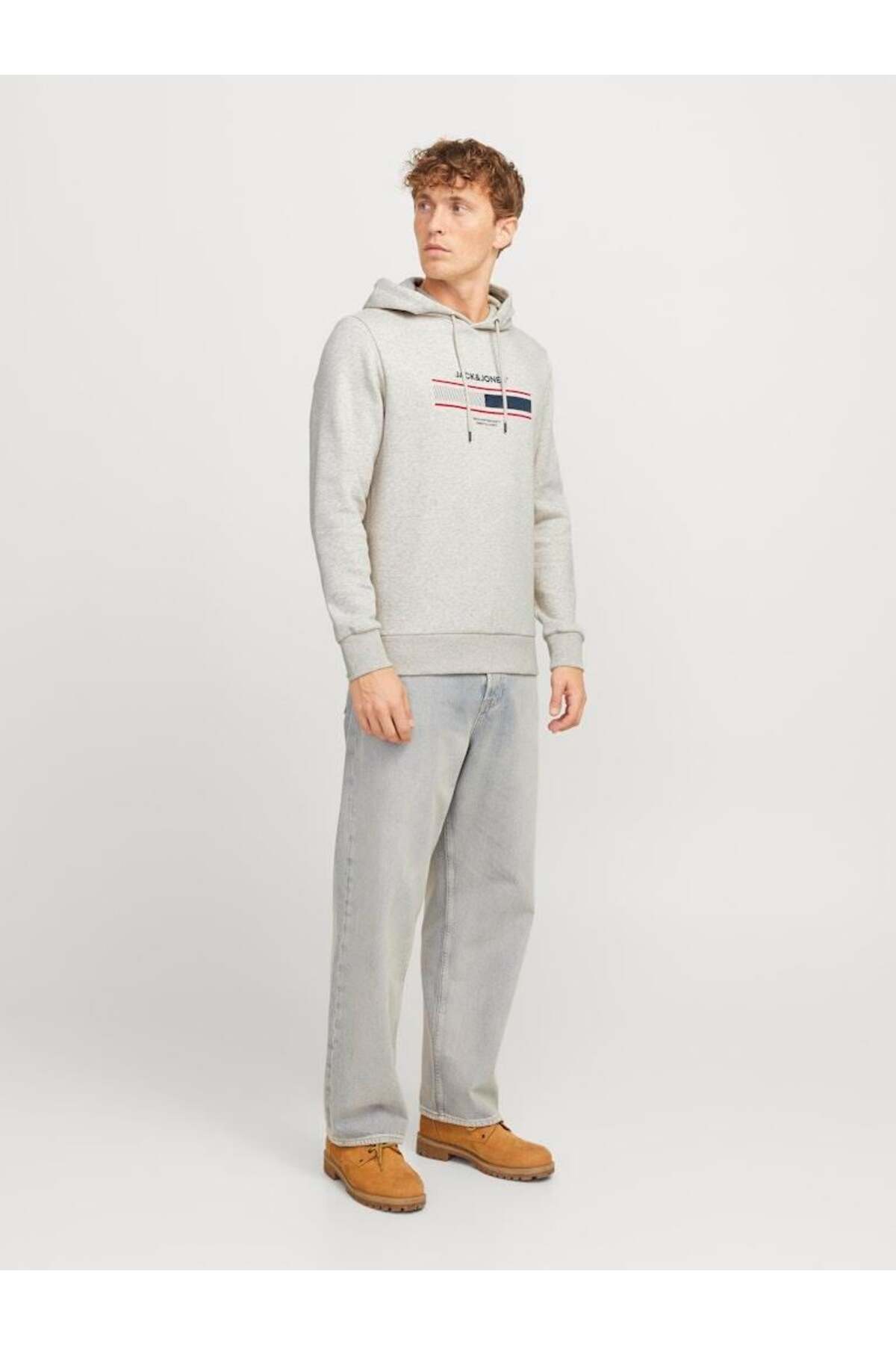 سویشرت مردانه راسته آستین بلند | جک اند جونز Jack & Jones 12256820 - تصویر 7