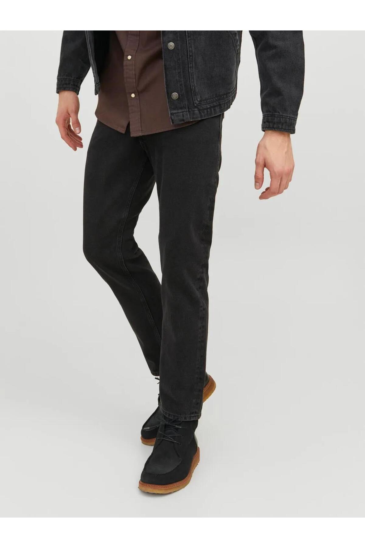 شلوار جین مردانه راسته | جک اند جونز Jack & Jones 12237392 - تصویر 5