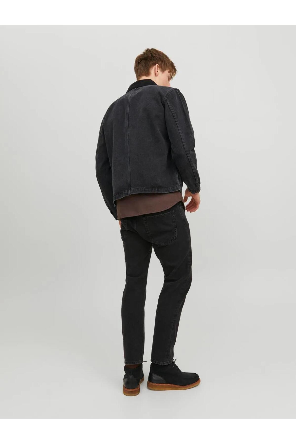 شلوار جین مردانه راسته | جک اند جونز Jack & Jones 12237392 - تصویر 3