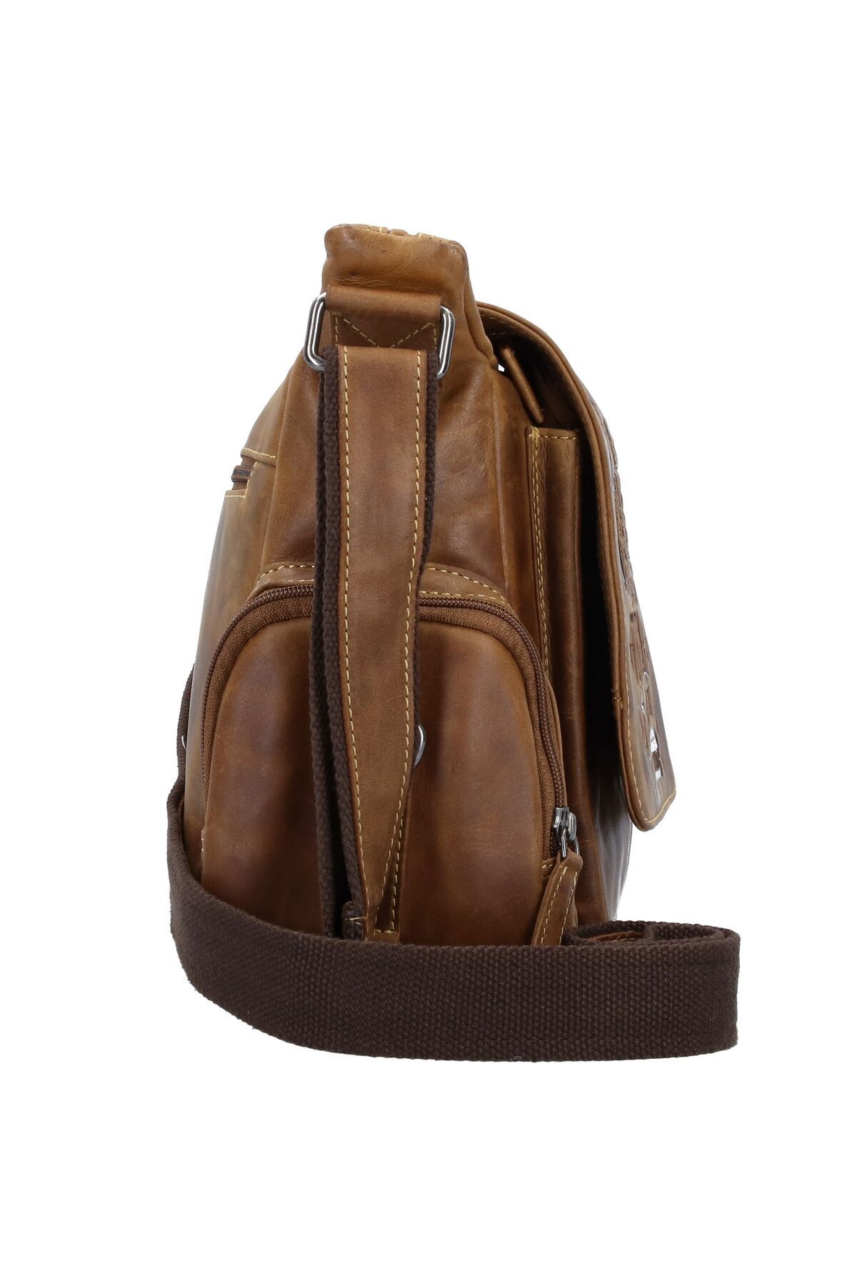 Greenburry-Vintage Cafe-Racer Messenger Leder 39 cm 3
