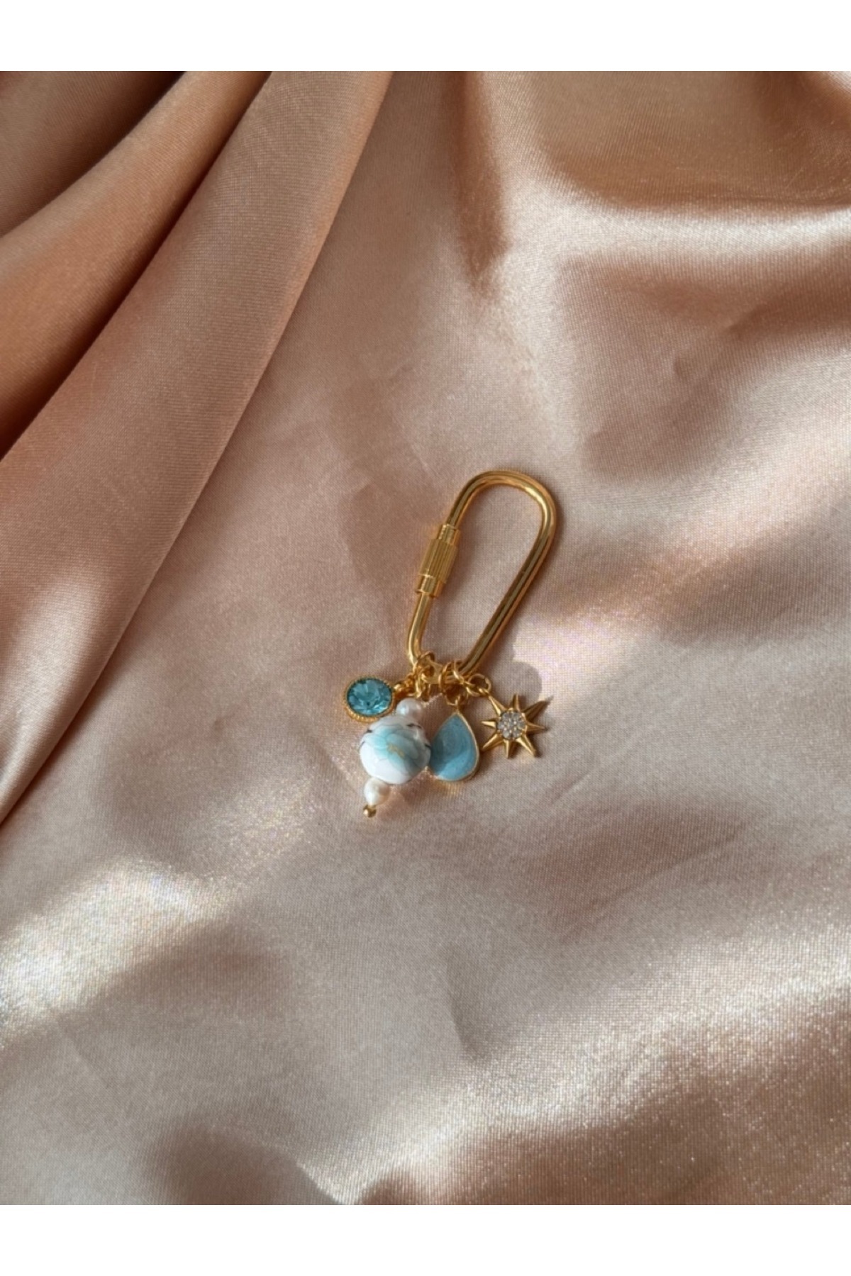 Paper clip Porcelain Charm Tip & Bag Charm