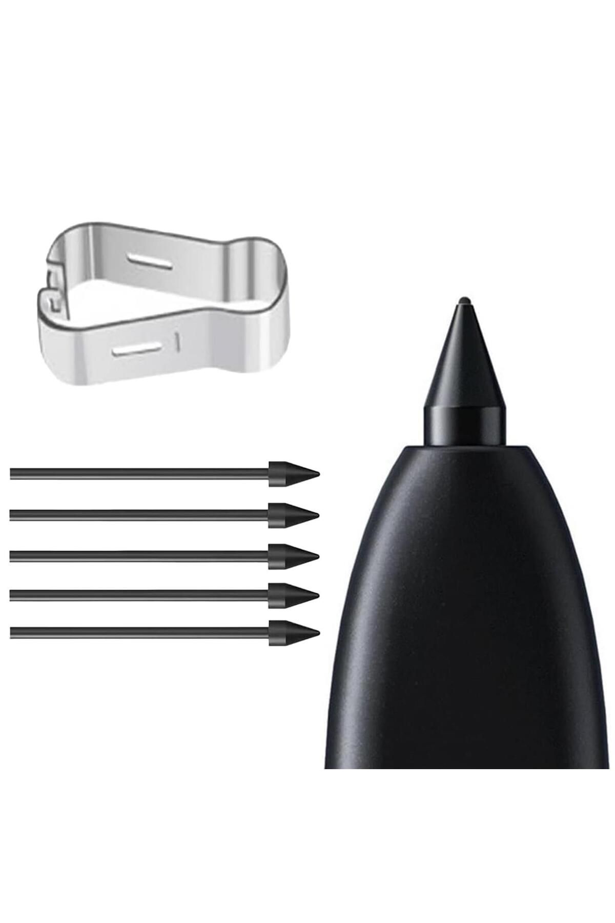 Microsonic Samsung Galaxy Tab S10 FE Pencil Uçları 5`li Paket Siyah
