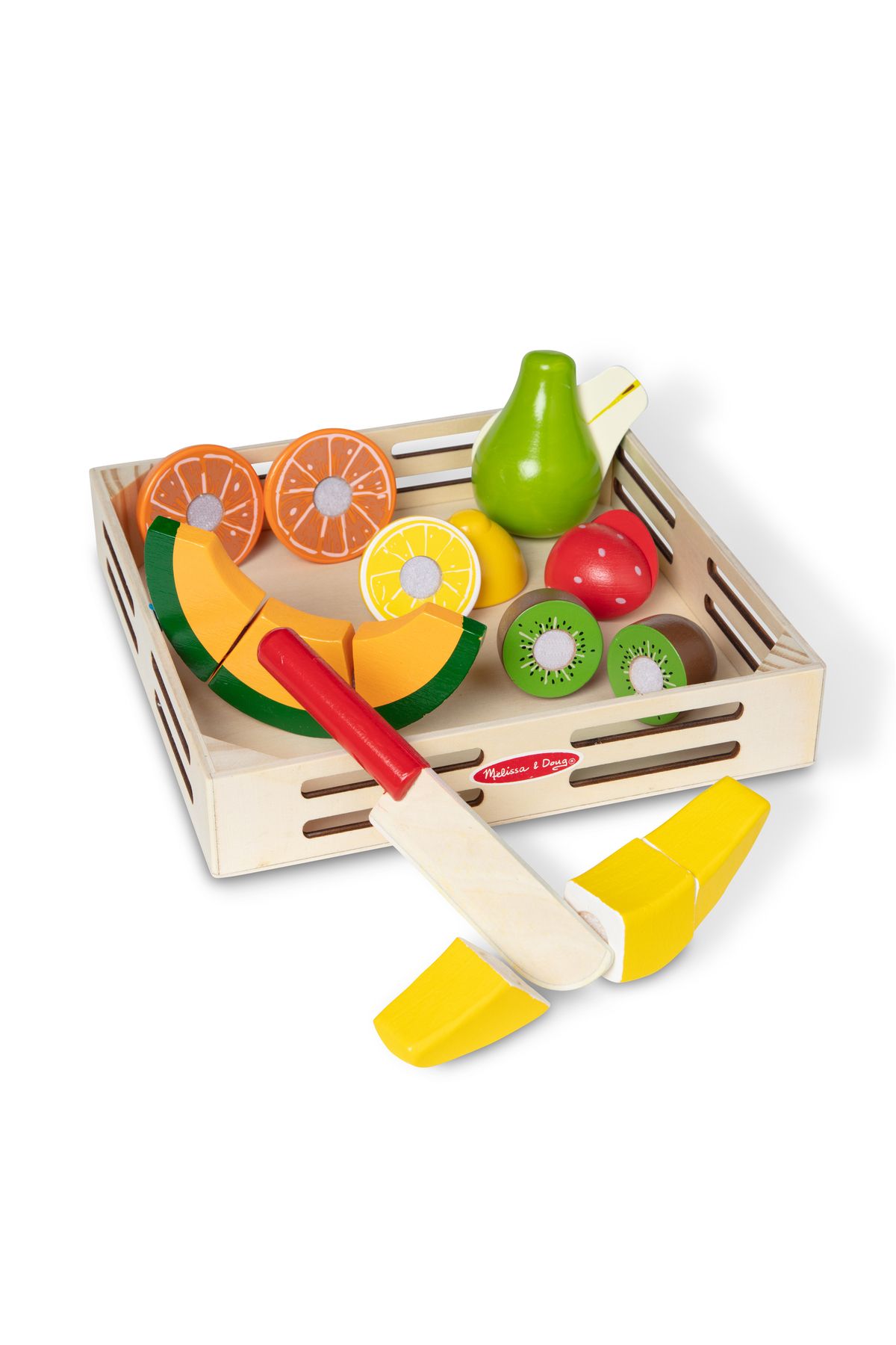 اسباب بازی های چوبی آبی Melissa Doug میوه چوب kes ayna Melissa & Doug