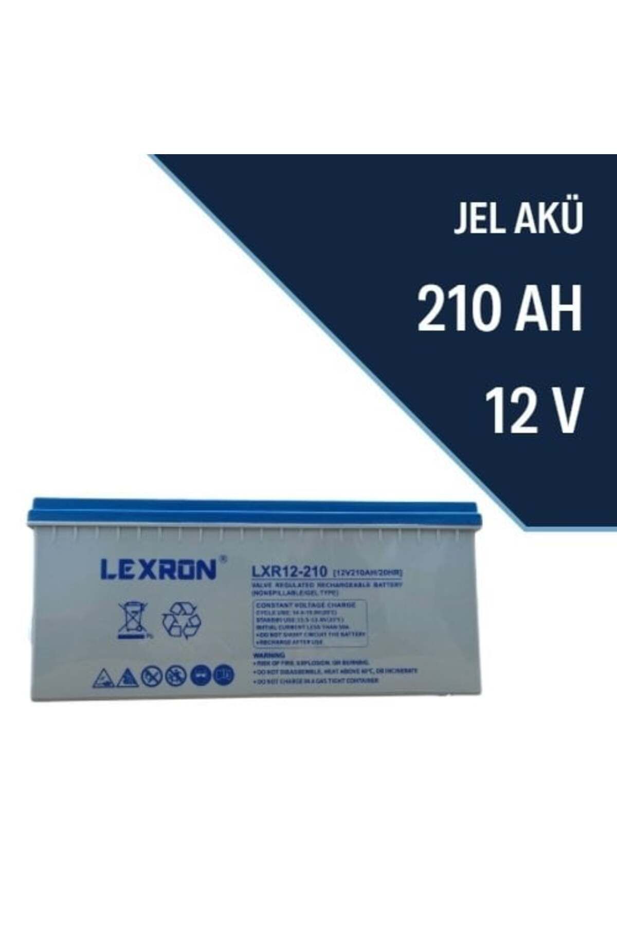 Lexron 210 Amper Jel Akü 210ah