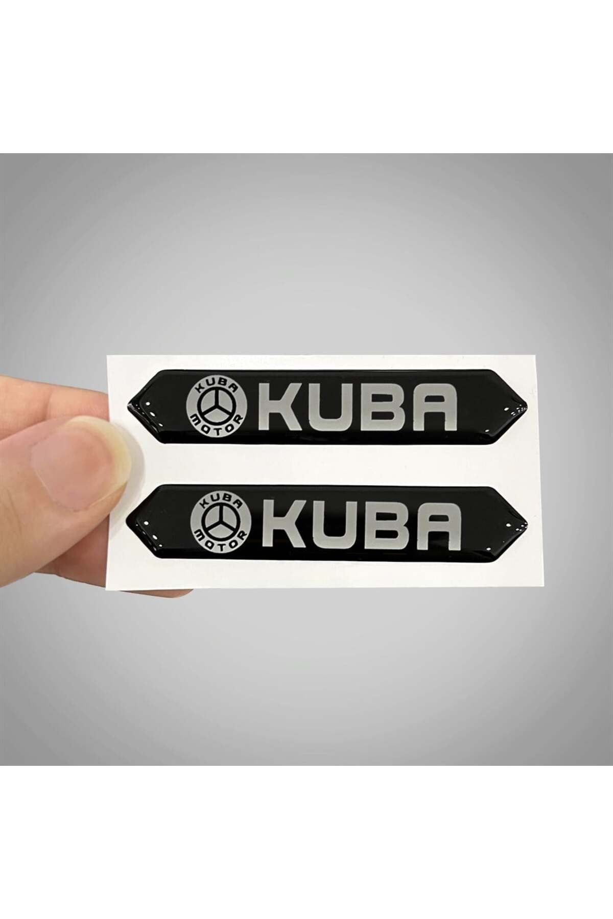 Redline Grafik Küba 3d Gümüş Arma Sticker Yapıştırma 2 Adet