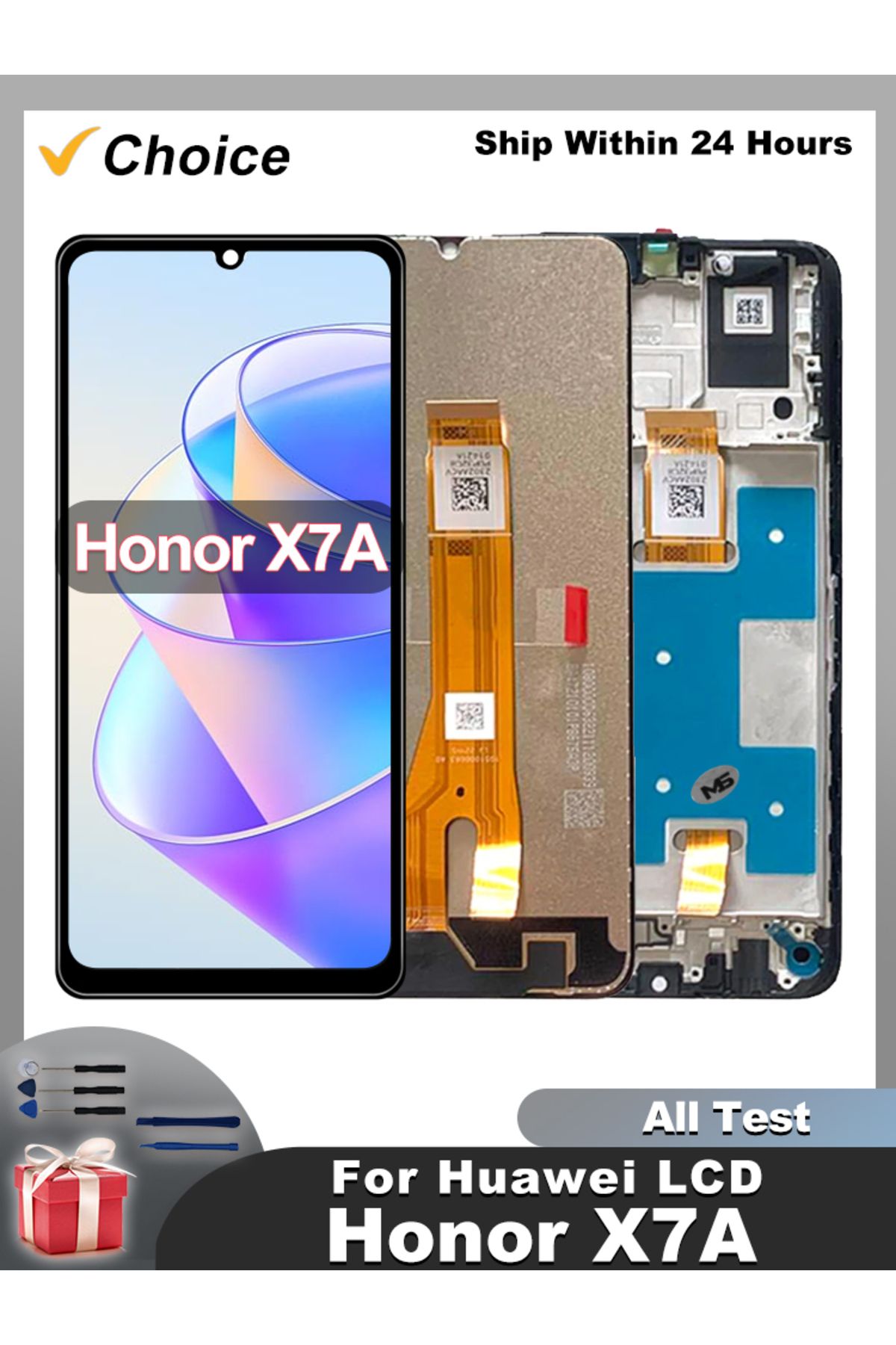 MSMADE-RKY-LX2 For Huawei Huawei Honor X7A LCD Display Screen Touch Panel Digitizer For Honor RKY-LX1 Di... 7