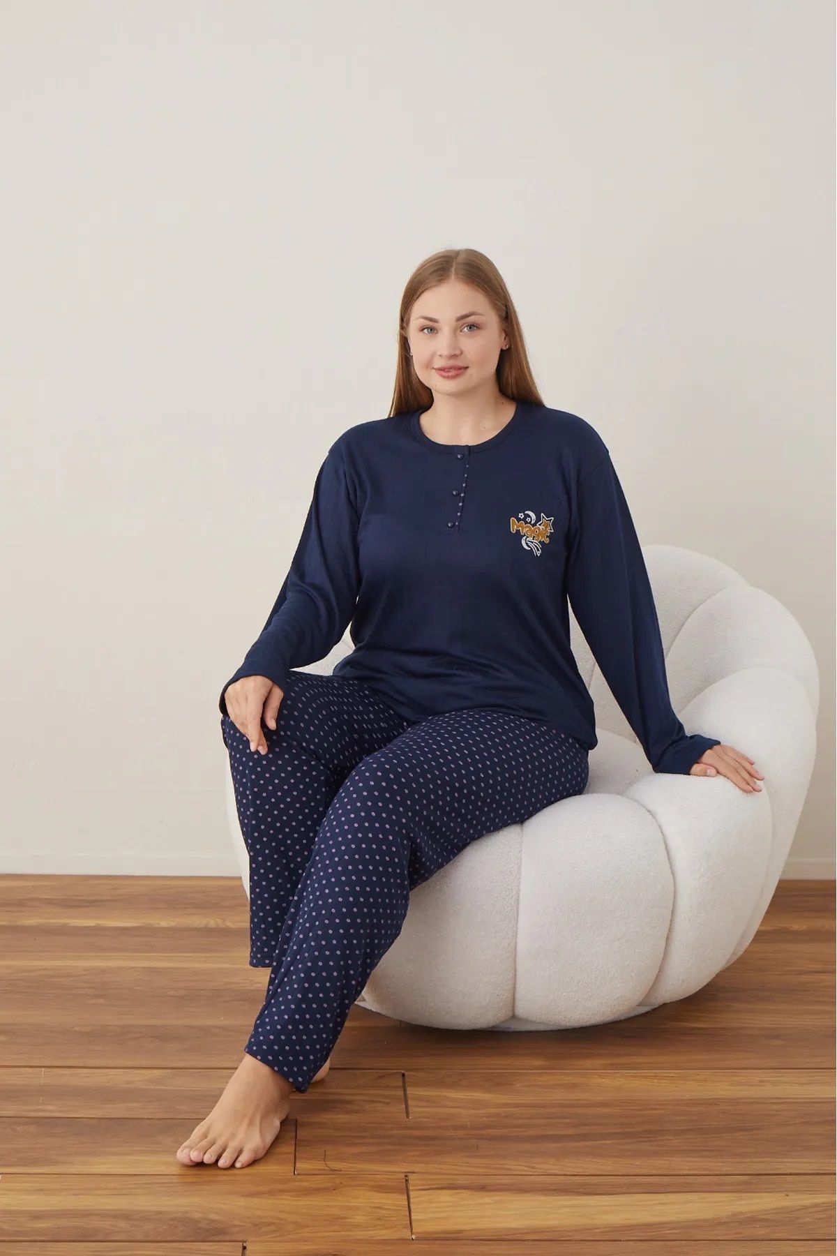 NEYSEKİVAR Büyük Beden Pijama Takımı