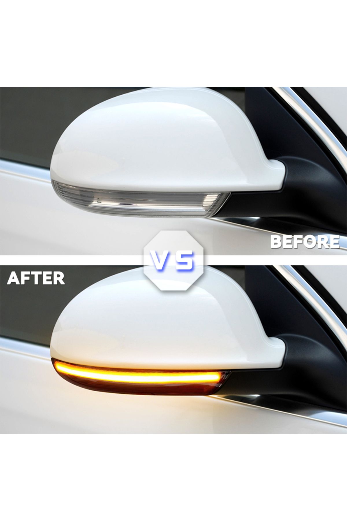 Choice-2pcs Dynamic Blinker For VW GOLF 5 GTI V MK5 Jetta Passat B5.5 B6 Sharan Superb B5 EOS LED Turn S... 3