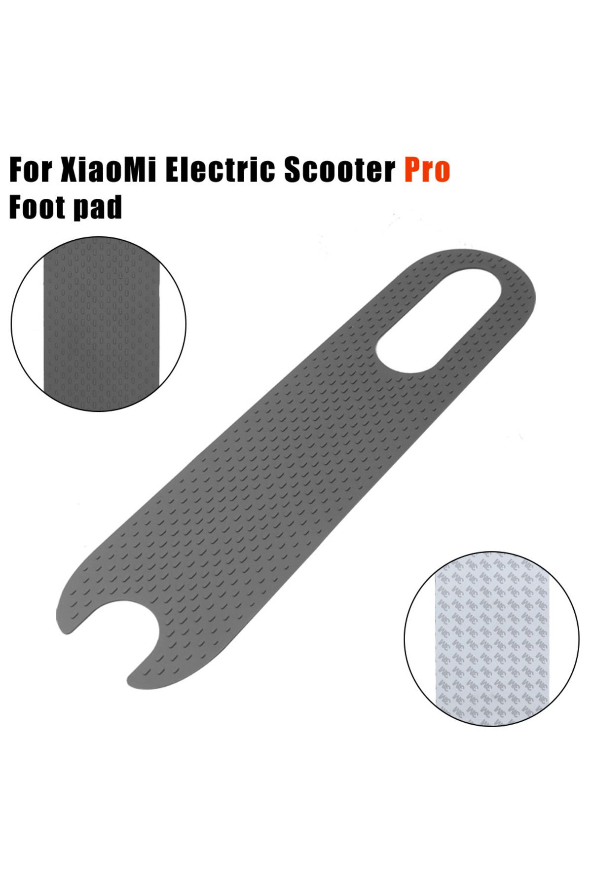 Choice-Silicone Foot Mat for Xiaomi M365 Pro Electric Scooter Rubber Foot Pad Anti-slip Black Adhesive P... 3