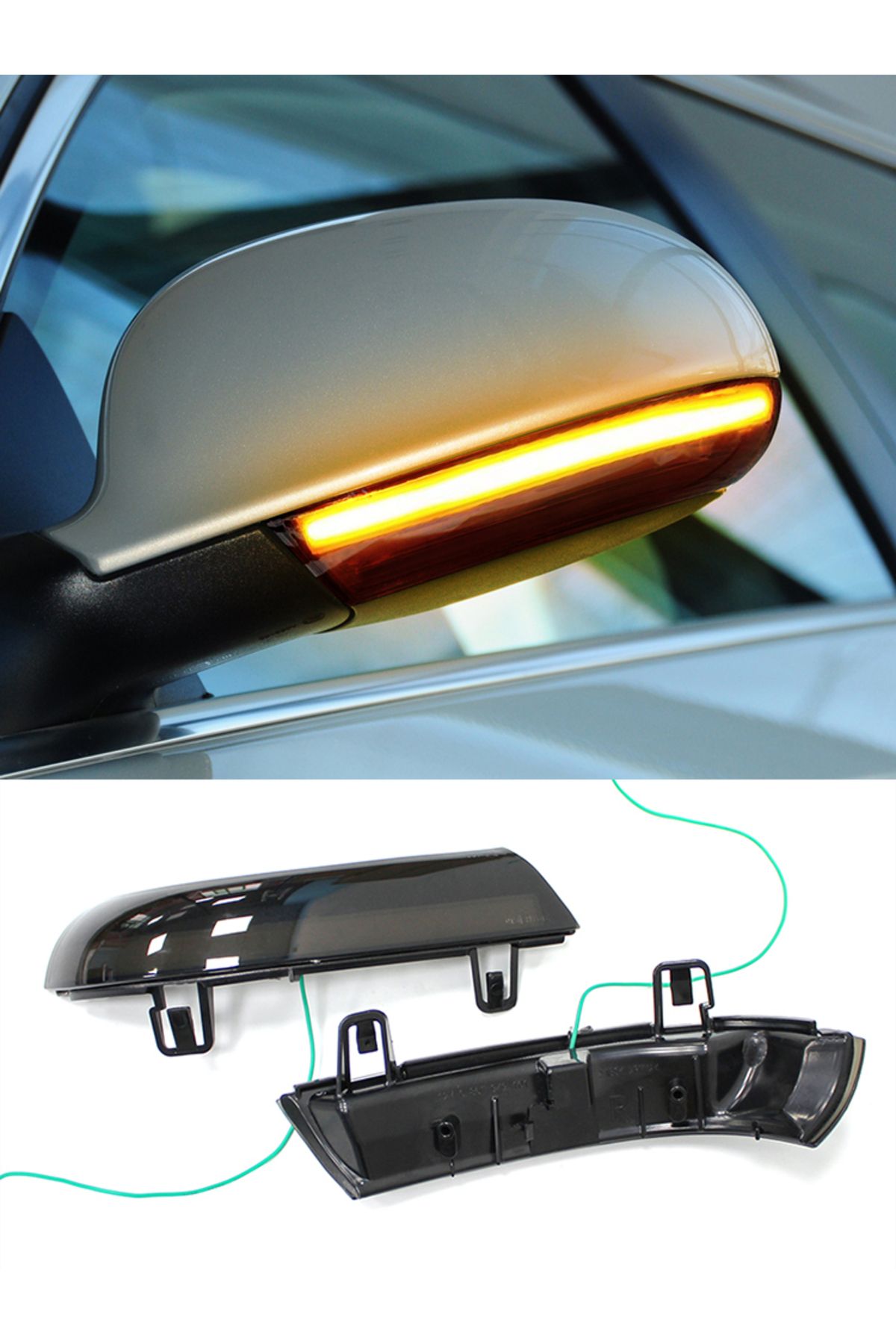 Choice-2pcs Dynamic Blinker For VW GOLF 5 GTI V MK5 Jetta Passat B5.5 B6 Sharan Superb B5 EOS LED Turn S... 8