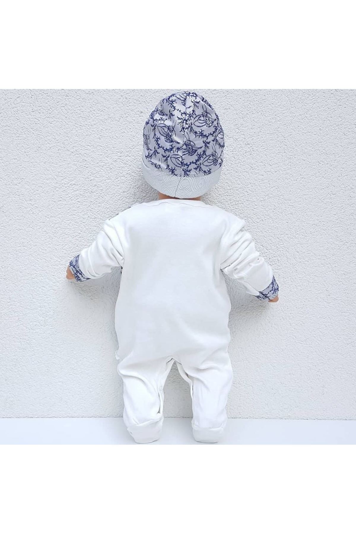 by BebekOdam Tuğra Laci Gümüş Şehzade Erkek Bebek Mevlüt Takımı fotoğrafı 4 (önizleme)