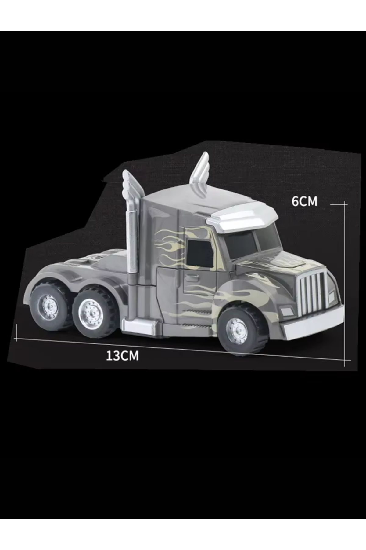 TUENGİ STORE-Optimus Prime One-Button Robot Transforming Truck Toy 6