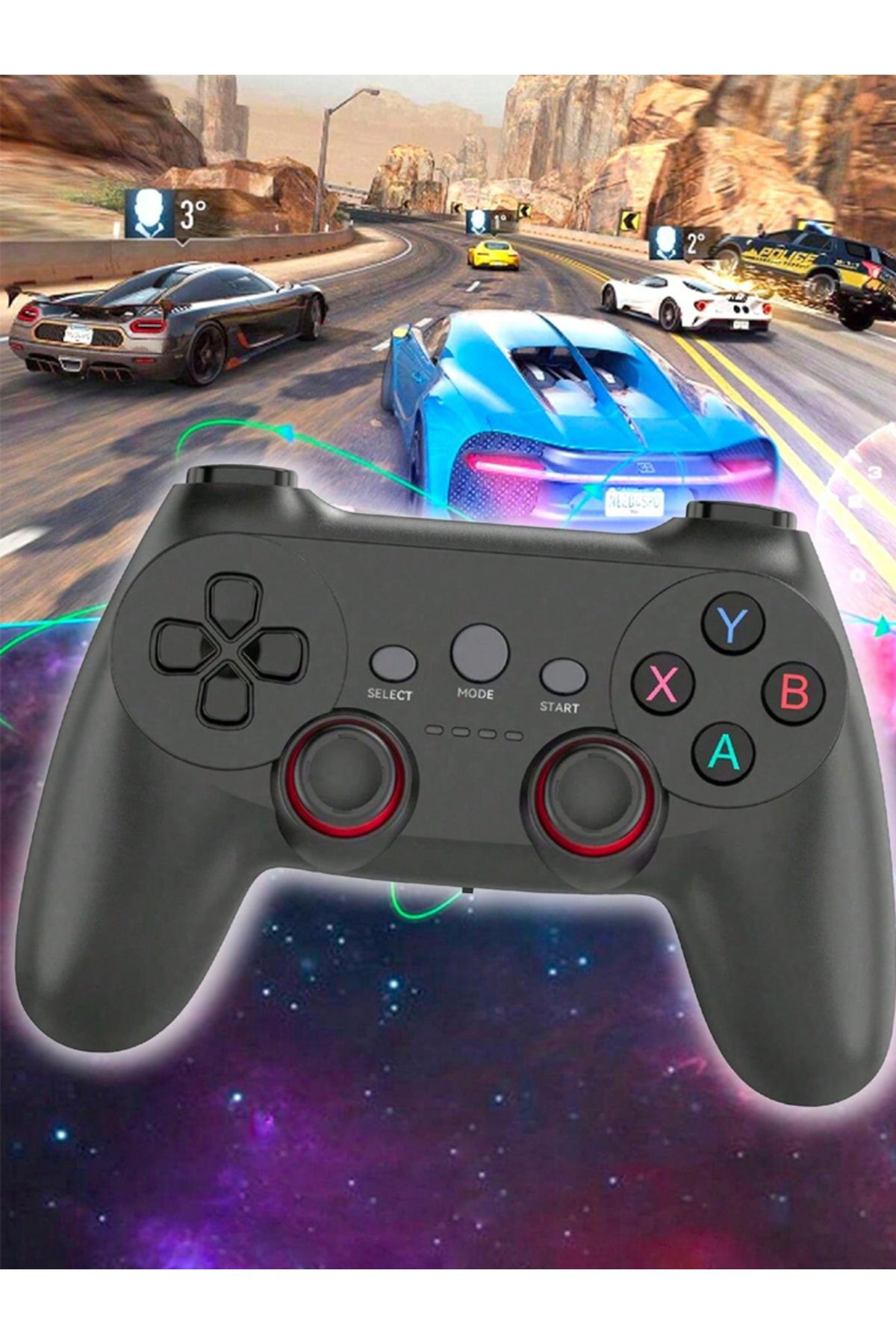 Choice-Singles wireless gamepad, 2.4G wireless gamepad, PC controller, low latency 2
