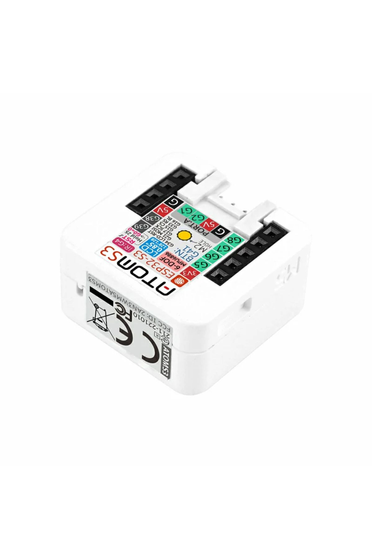 FMchip-Original M5Stack ATOMS3 ESP32-S3 Programmable Controller Development Board Kit Wi-Fi 6-axis Gyro ... 4