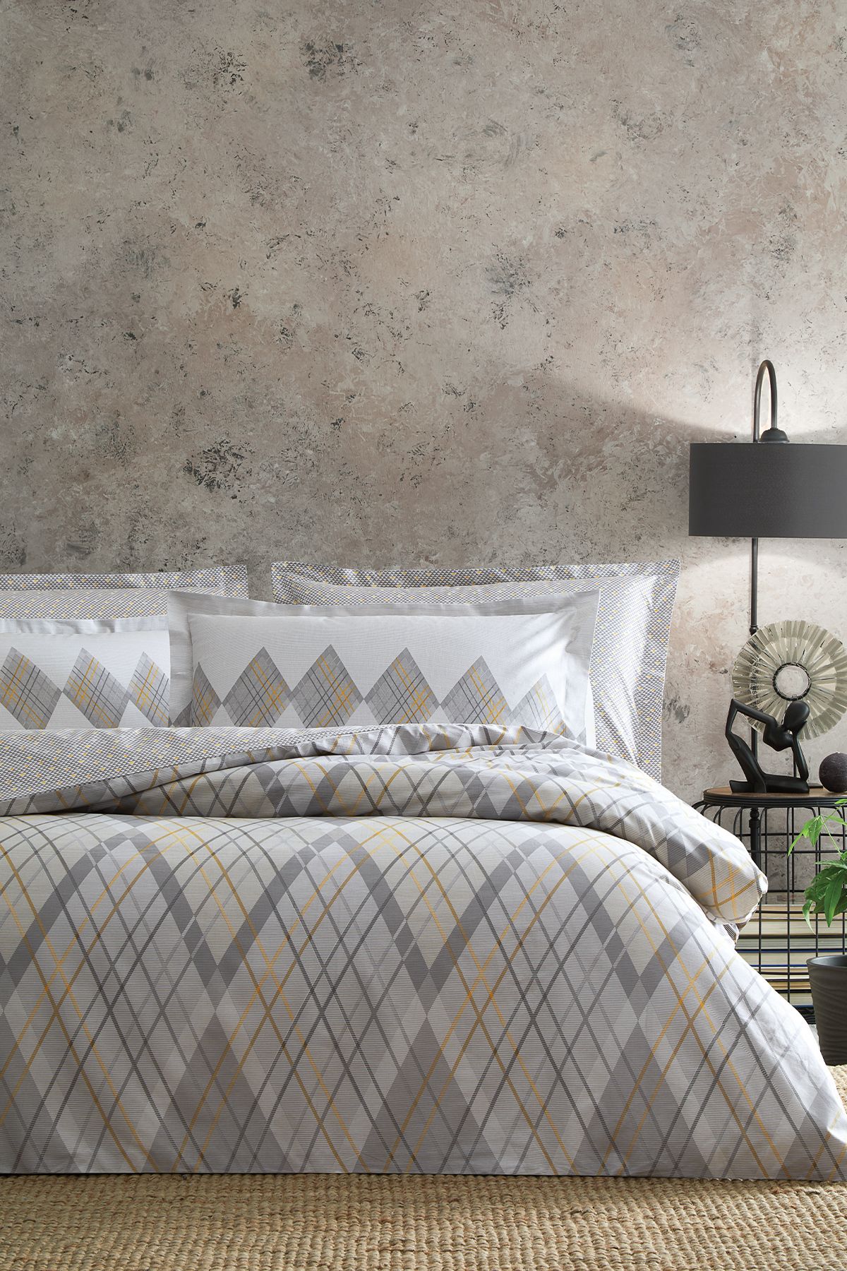 Puffy-Sineri Double Ranforce Duvet Cover Set - Gray 1