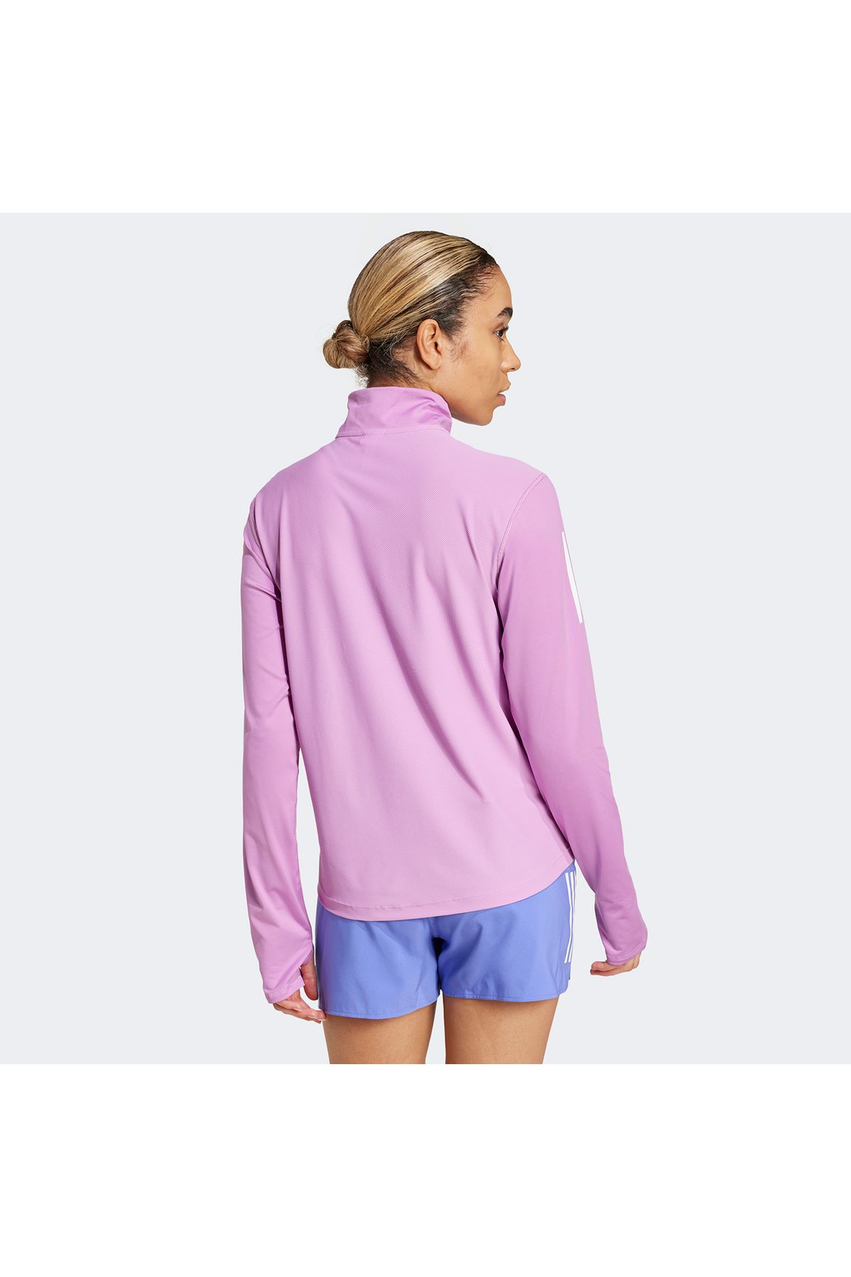 adidas-Own the Run Women's Purple Running Sweatshirt 3