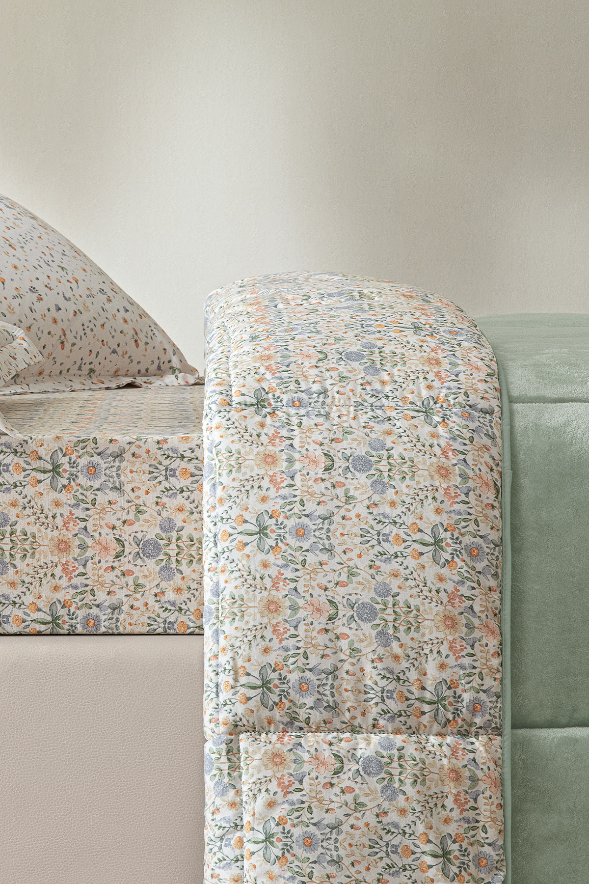 Puffy-Alyson Double Threefy Sleeping Set - Green 2