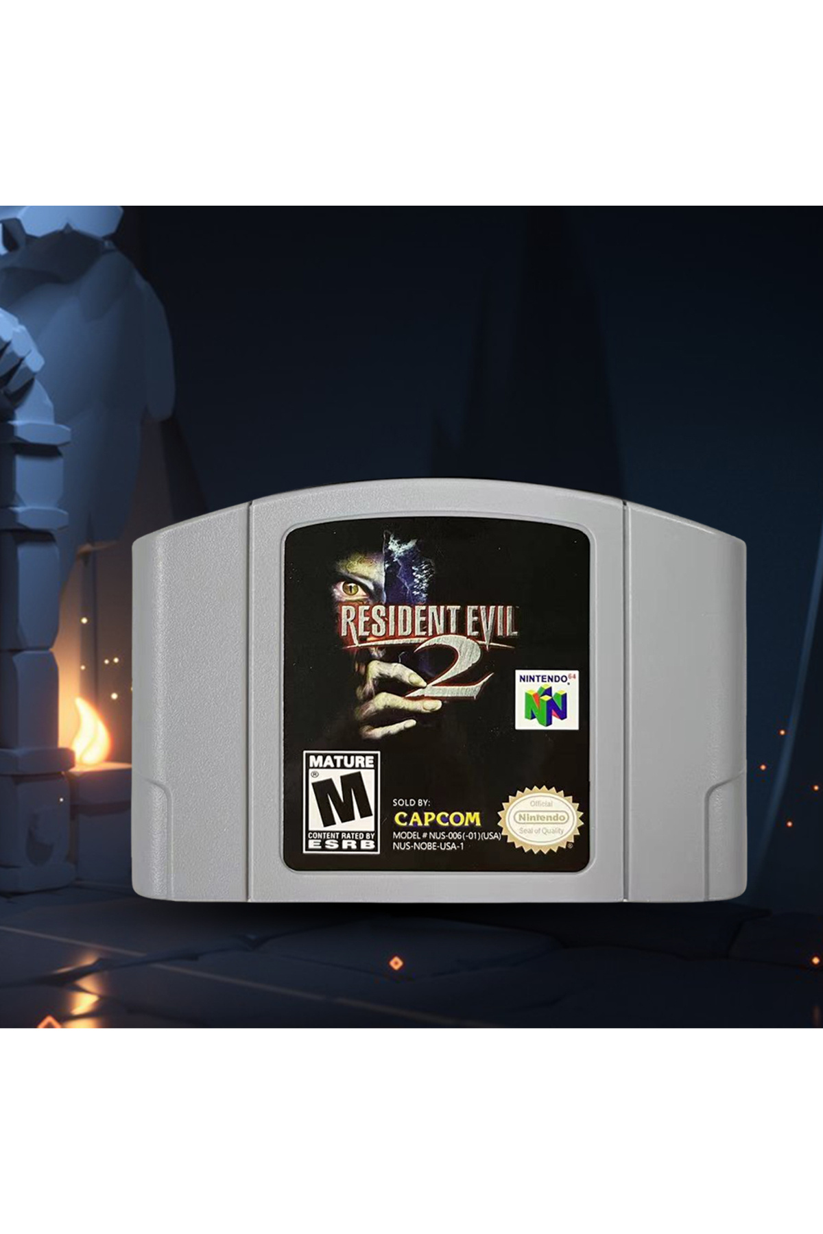 Choice-N64 Game Card Series USA Version Resident Evil 2 RPG Cosplay Resident Evil Games Animation NTSC T... 2