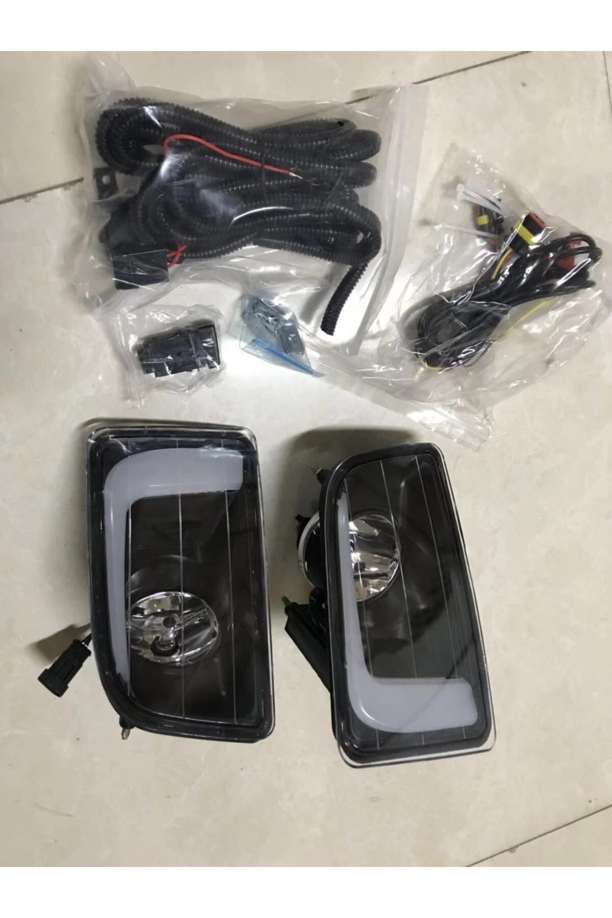 Choice-1 set For ISUZU D-MAX DMAX 2014 2015 LED DRL Daytime Running Lights 12V ABS Fog Lamp Cover with t... 4