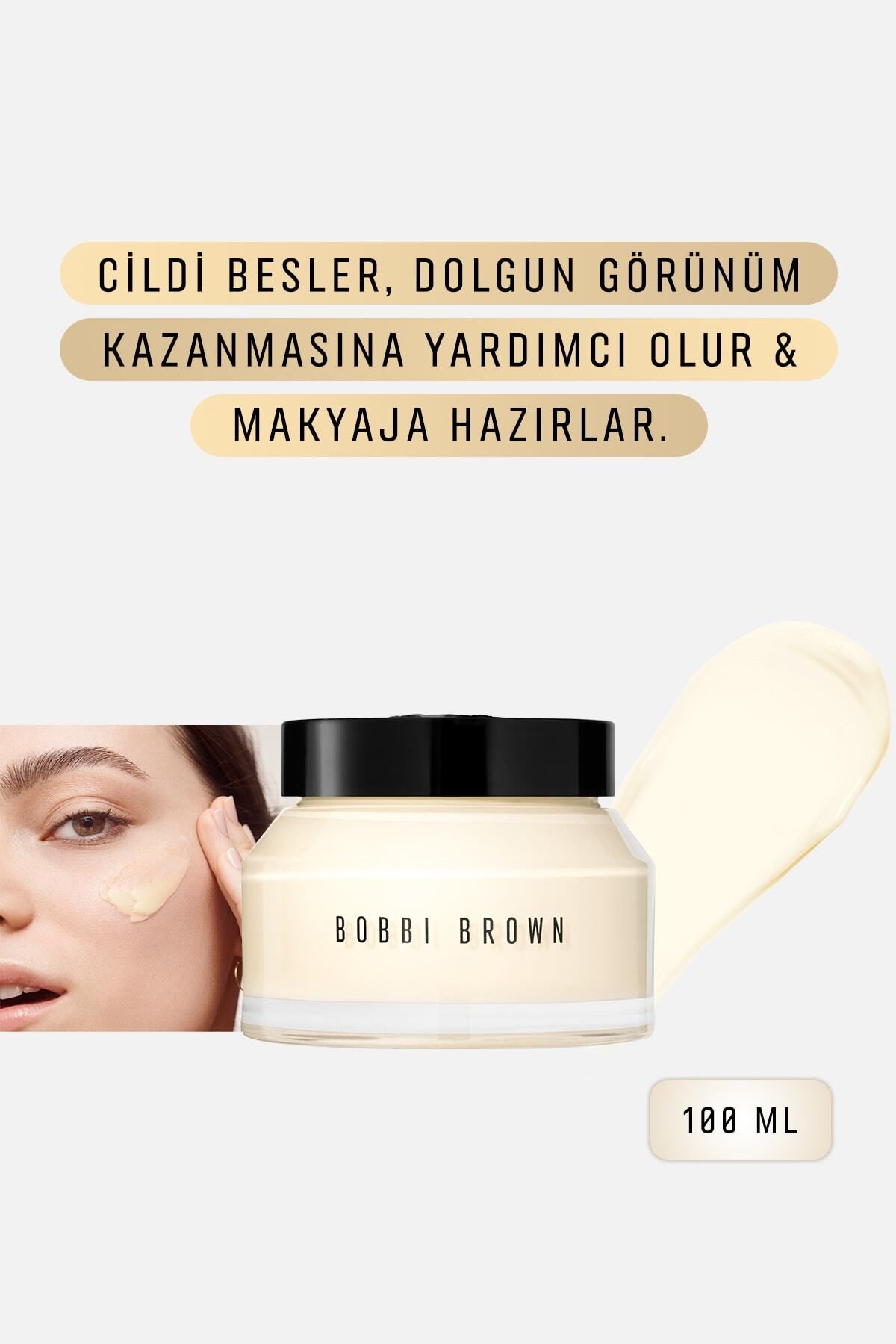 BOBBI BROWN Dolgun Bir Görünüm Sunan Nemlendirici Besleyici Makyaj Bazı 100 ml-Deluxe Boy GHair1227