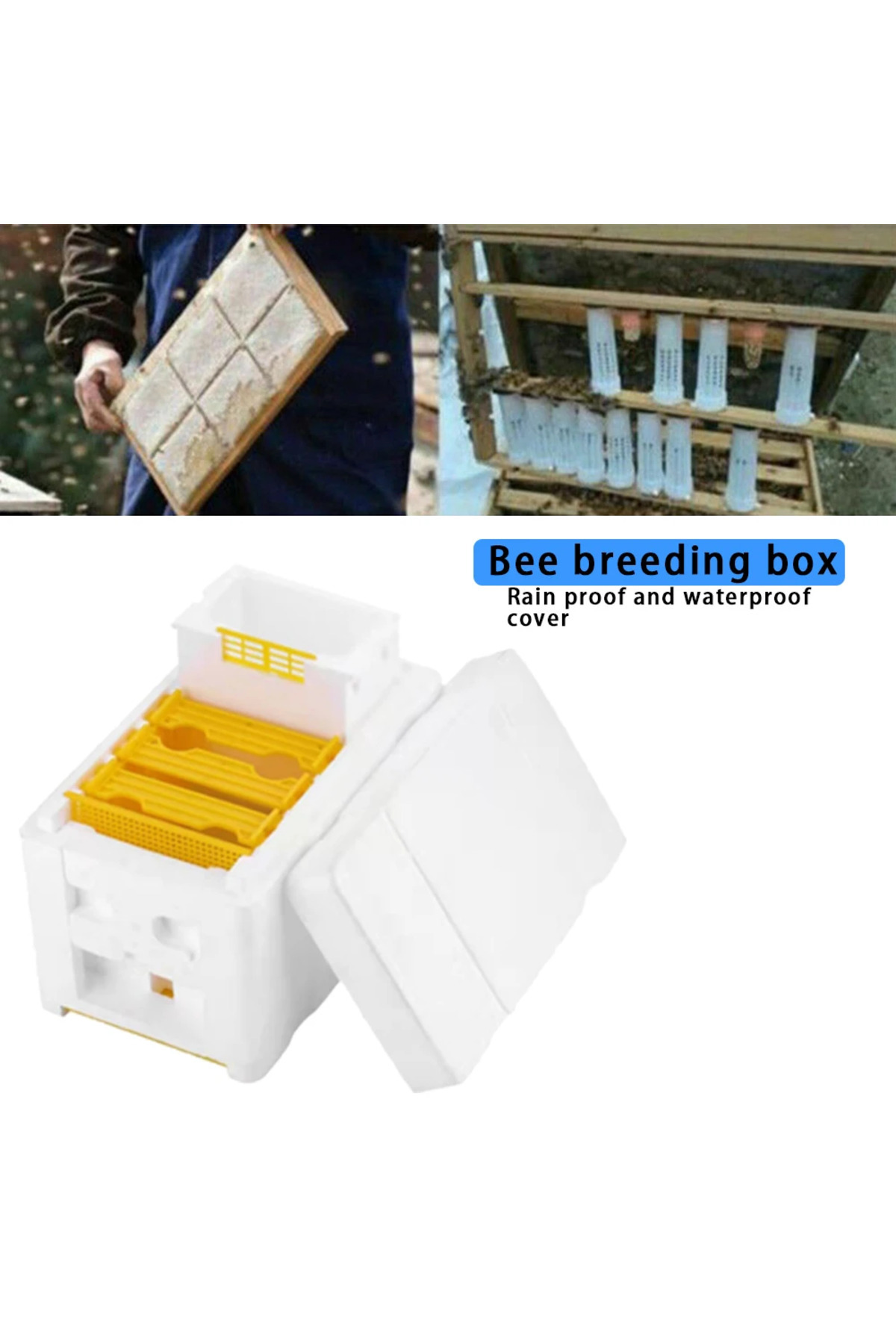 Choice-Multi-Function Beehive Beekeeping King Box Foam Home Bee Hive Pollination Boxes Harvest Bee Hive ... 3