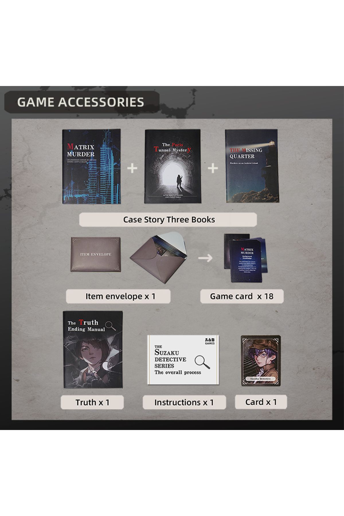 Choice-Murder Mystery. A single-player mystery reasoning script game for teens. Can you solve the comple... 4
