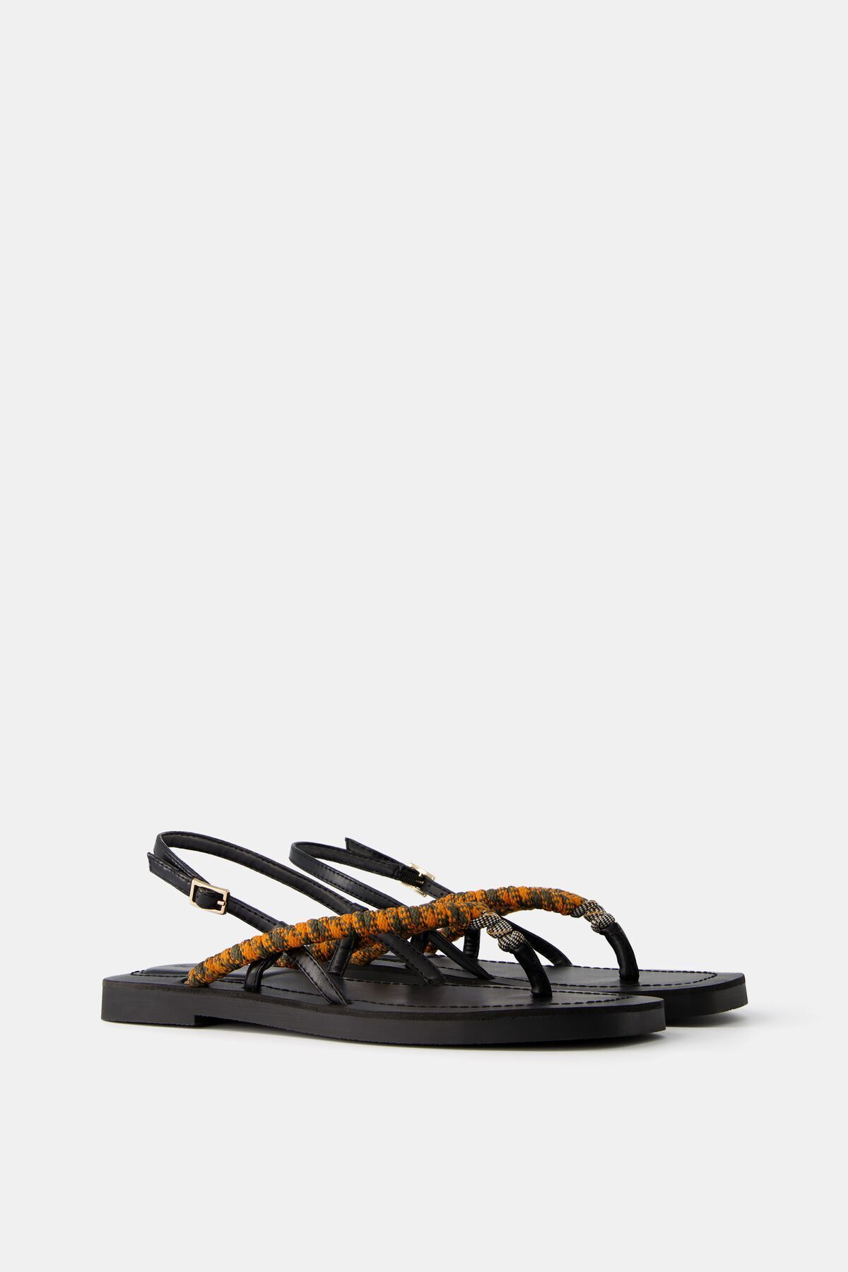 Bershka-Flat rope sandals 1