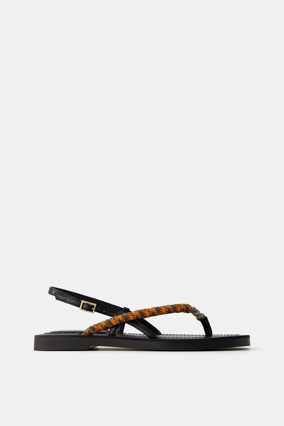 Bershka-Flat rope sandals 4