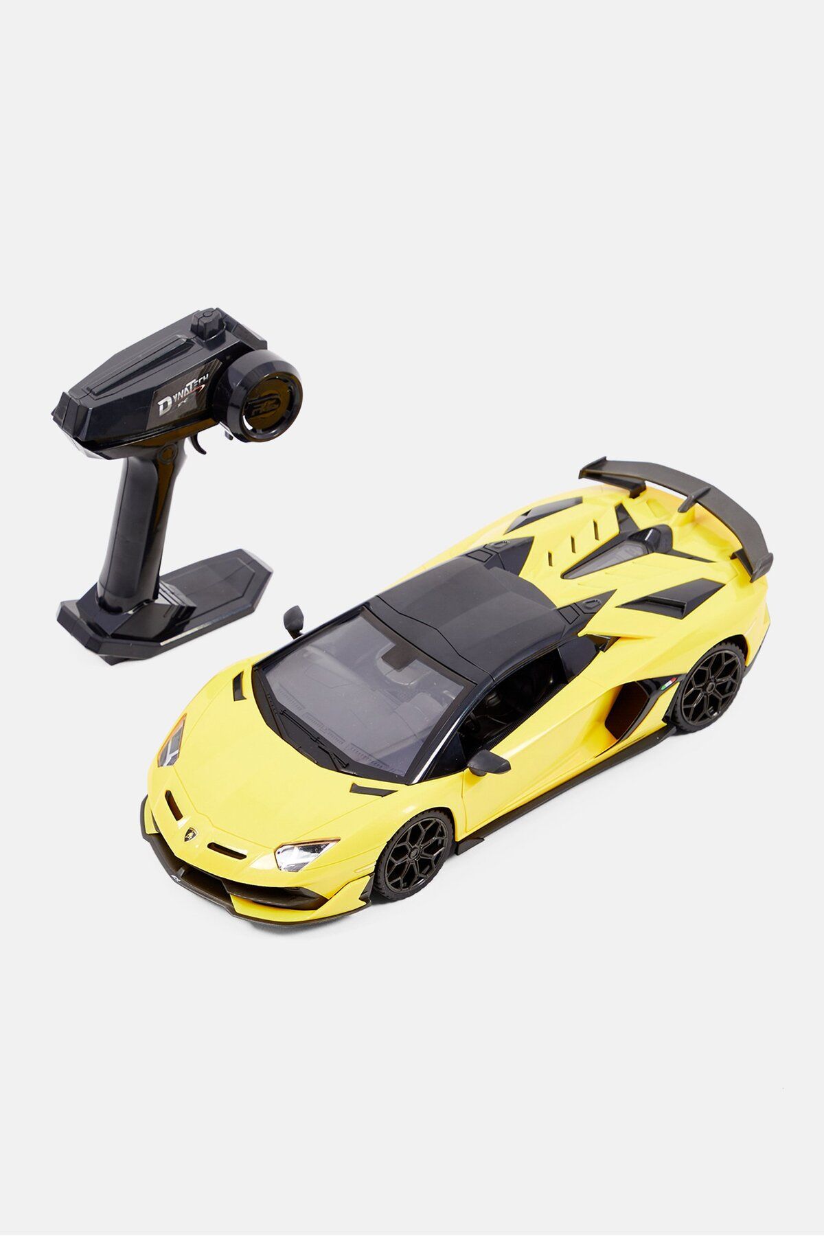 Dynatech-RC Lamborghini Aventador SVJ Roadster Licensed Car, Yellow 2