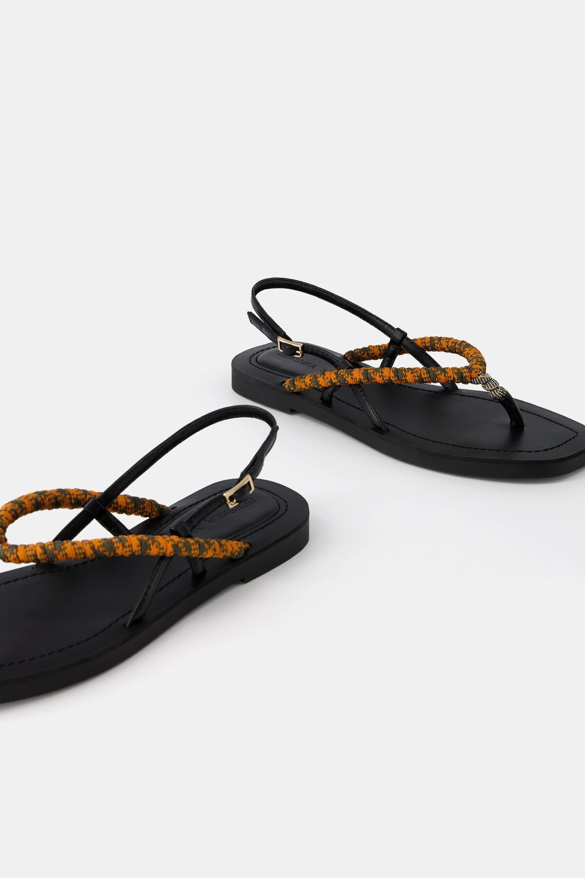 Bershka-Flat rope sandals 6