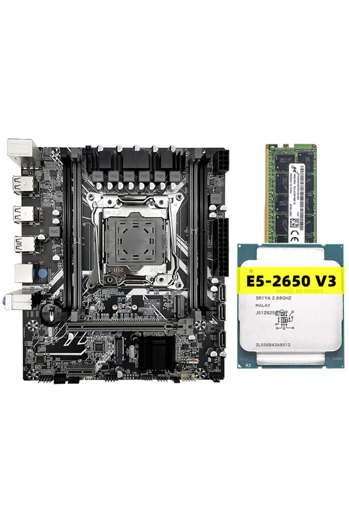 Choice-MOUGOL New X99 P4 Motherboard Set with Intel Xeon E5 2650 V3 CPU & Dual-channel DDR4 16Gx1 2133MH... 8