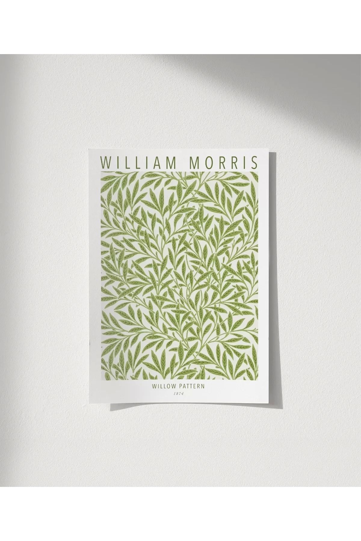 VOGLOO Çerçevesiz Poster William Morris Willow Pattern