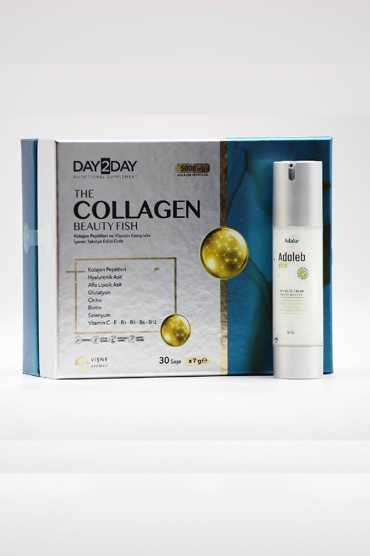 DAY2DAY The Collagen Beauty Fish Vişne 30 Saşe Adaleb Plus