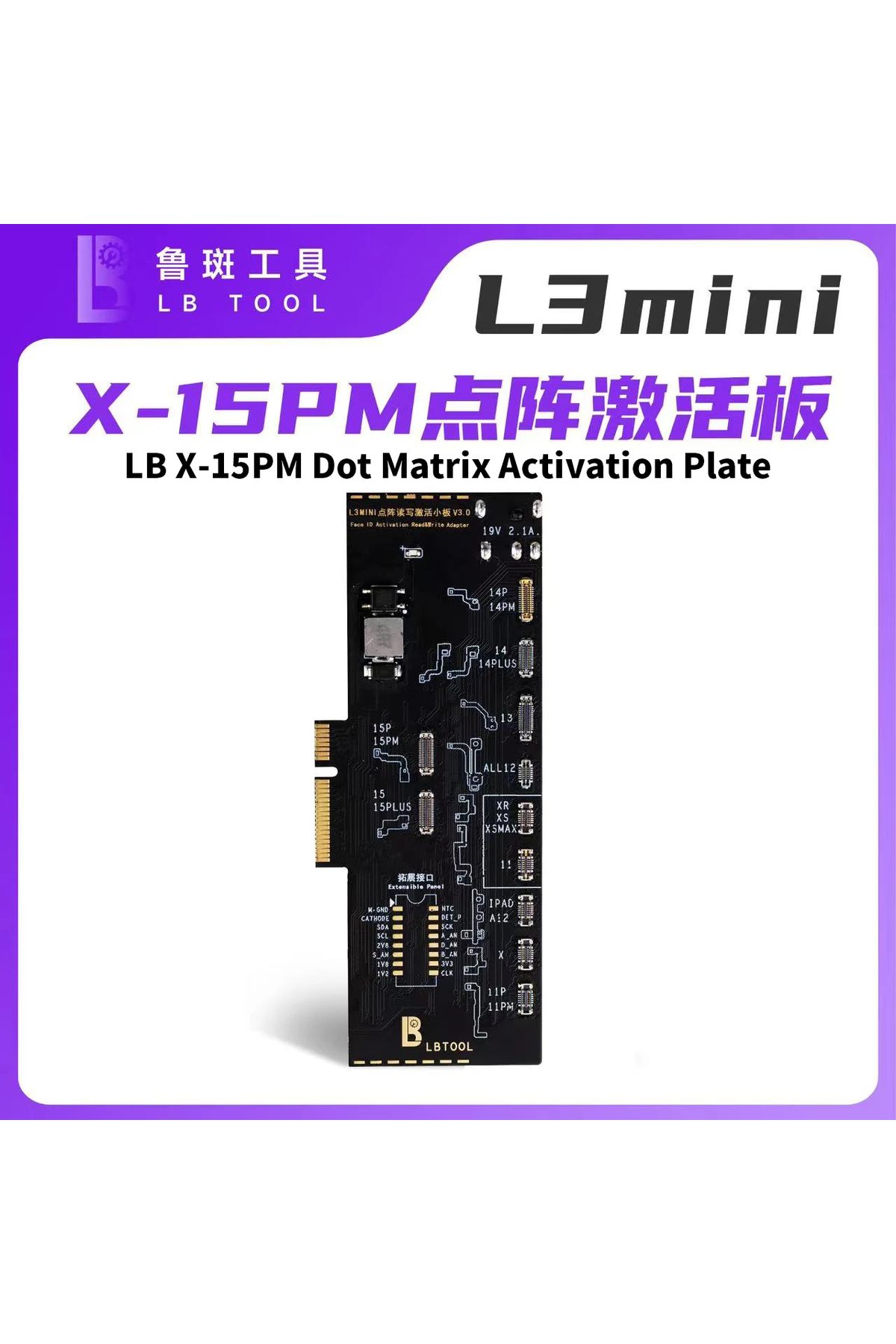 Choice-Luban L3Mini Smart Programmer is suitable for iPhone X/XS/XR 11 12 13 14 Pro Max Face ID Repair b... 3