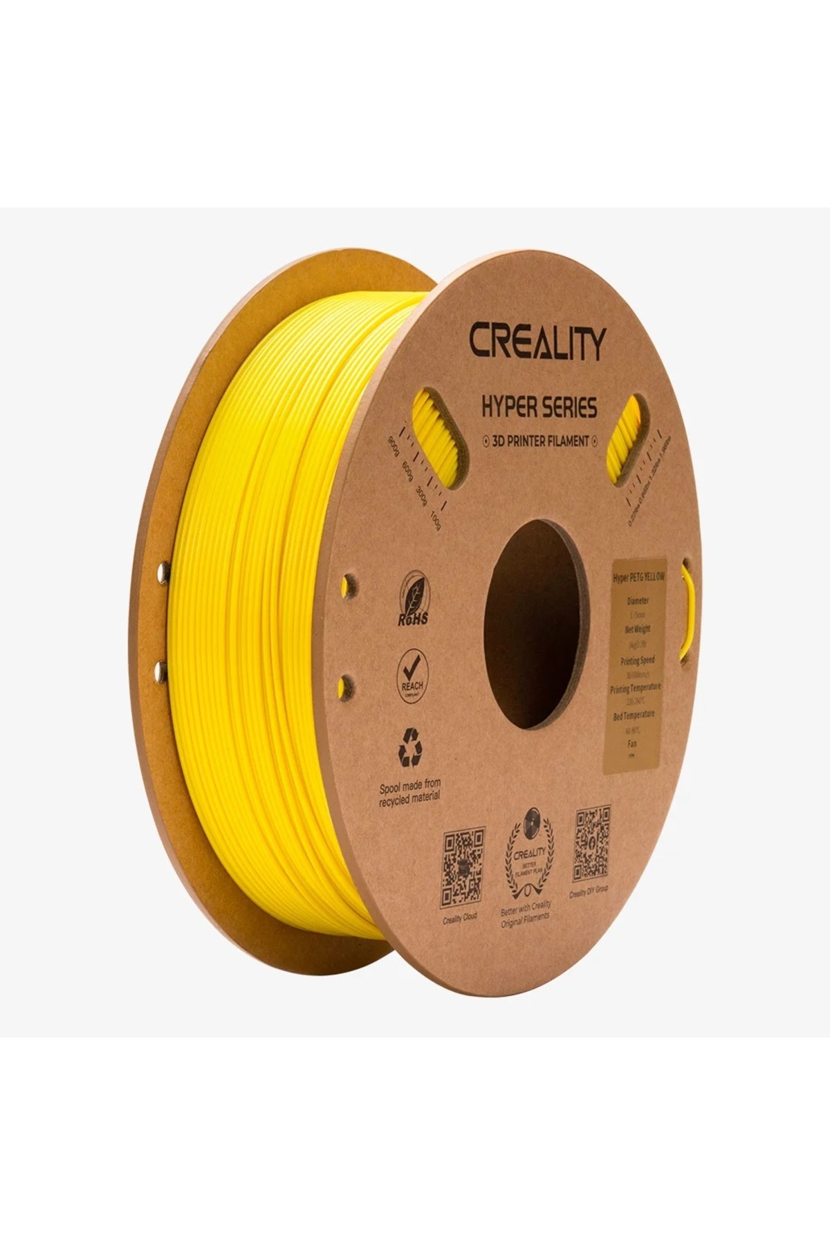 Creality Hyper PETG Filament Sarı 1.75mm 1kg