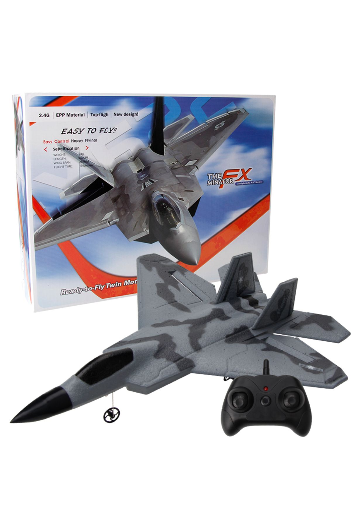 Choice-Fx622 Rc Plane Foam Glider Aircraft Remote Control Aircraft Foam Fixed-Wing Fighter Airplane Outd... 2