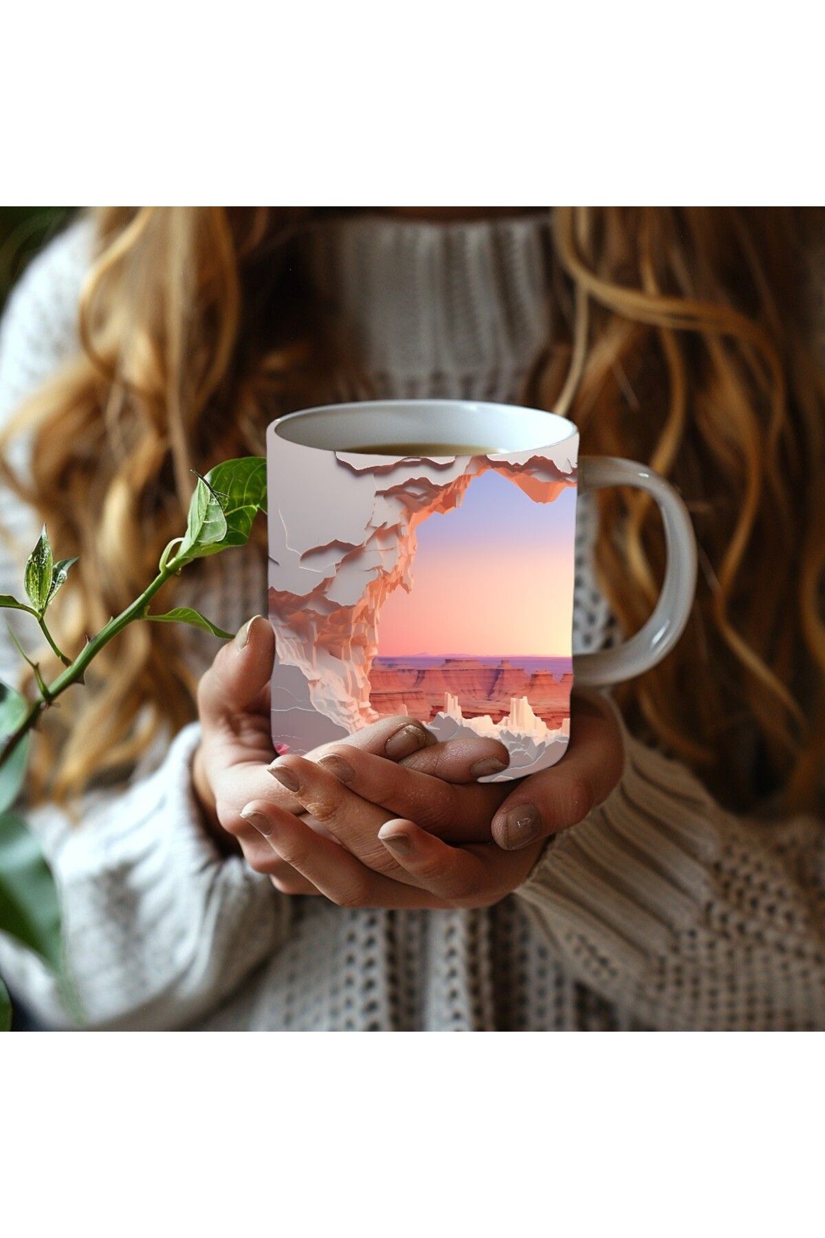 Evion-Scenic Shaped Full Size 3D Design Ceramic Mug - Gift Mug 8