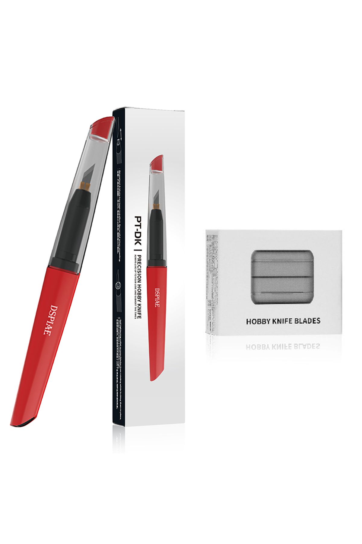 DSPIAE-PT-DK Model Hobby Knife with 20 Pcs Blades Cutting Tool Set Plastic Model Building Tools f... 7