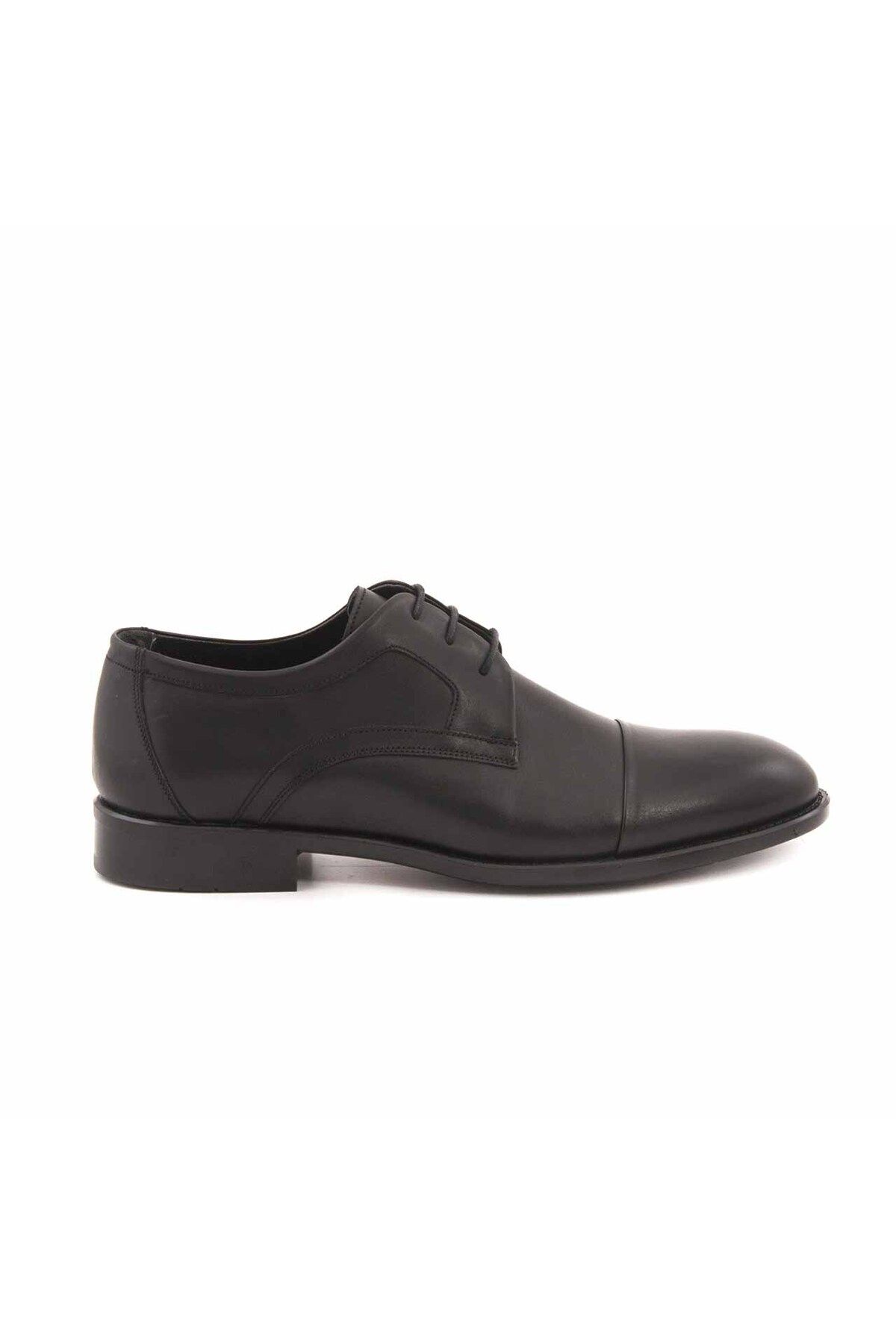 KEMAL TANCA Pantofi Clasici Negri Cu Talpă Pvc Din Piele Naturală Pentru Bărbați Masculin - 43