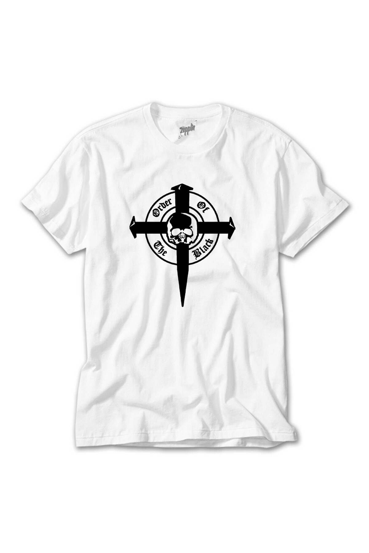 WAKHA Black Label Society Order Of Black Skull Beyaz Tişört