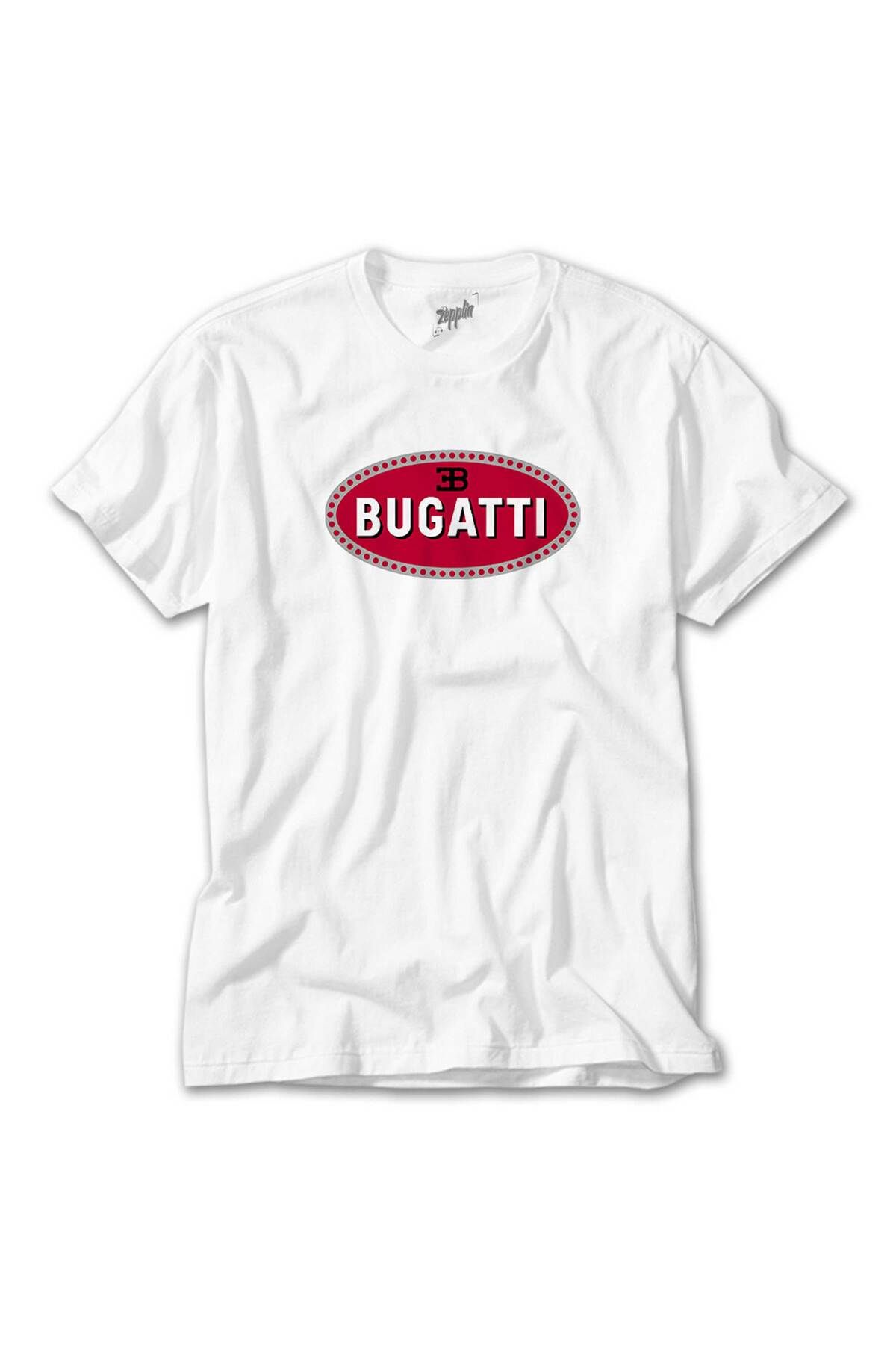 WAKHA Bugatti 3B Logo Beyaz Tişört