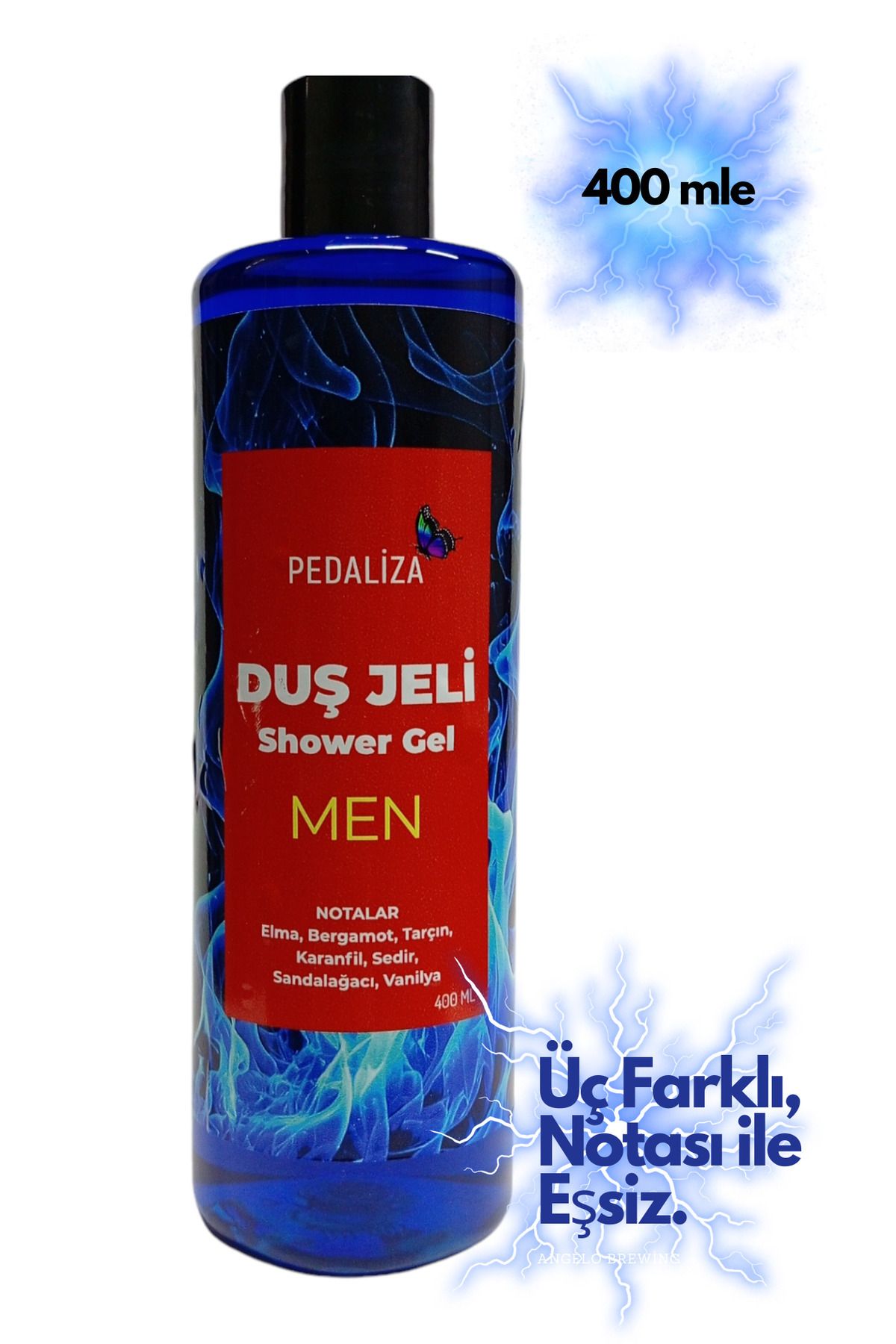 pedaliza ERKEK NOTALI DUŞ JELİ 400 ML