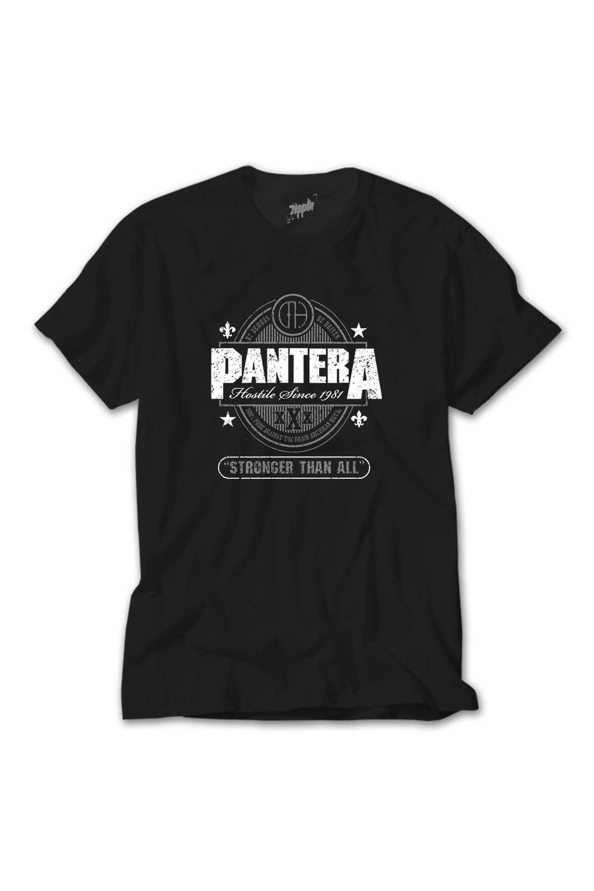 WAKHA Pantera Stronger Than All Siyah Tişört