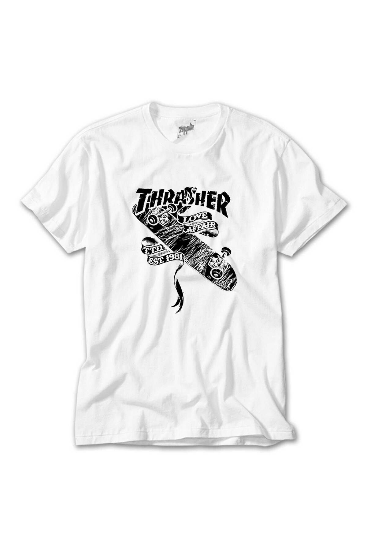 WAKHA Thrasher Love Affair Beyaz Tişört