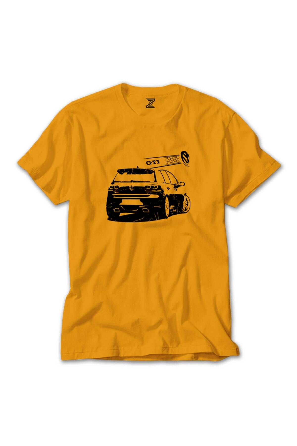 Z zepplin-Volkswagen Golf Yellow T-Shirt 1