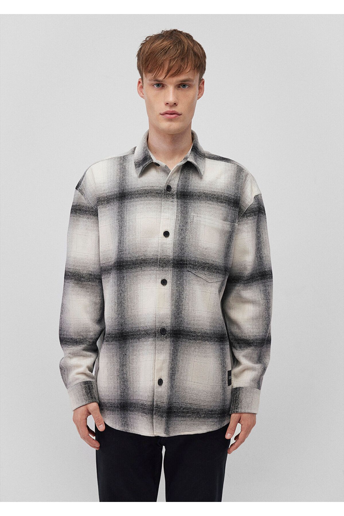 Mavi-Checkered Beige Shirt Oversize / Wide Cut 0211309 -88674 3