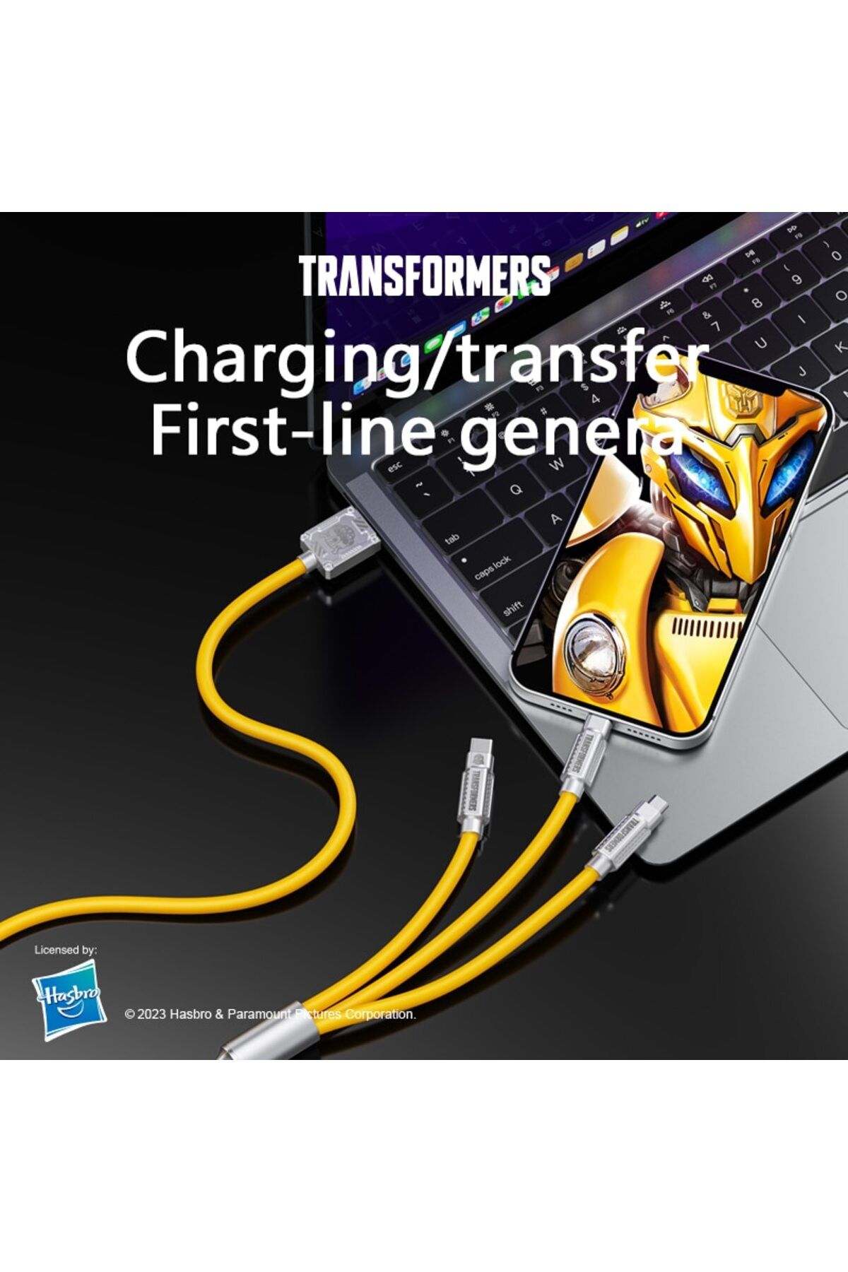 Choice-TRANSFORMERS TF-A03 3 in 1 Charging Cable 3.5A 100W Fast Charger Micro USB Type-C Data Cable For ... 5