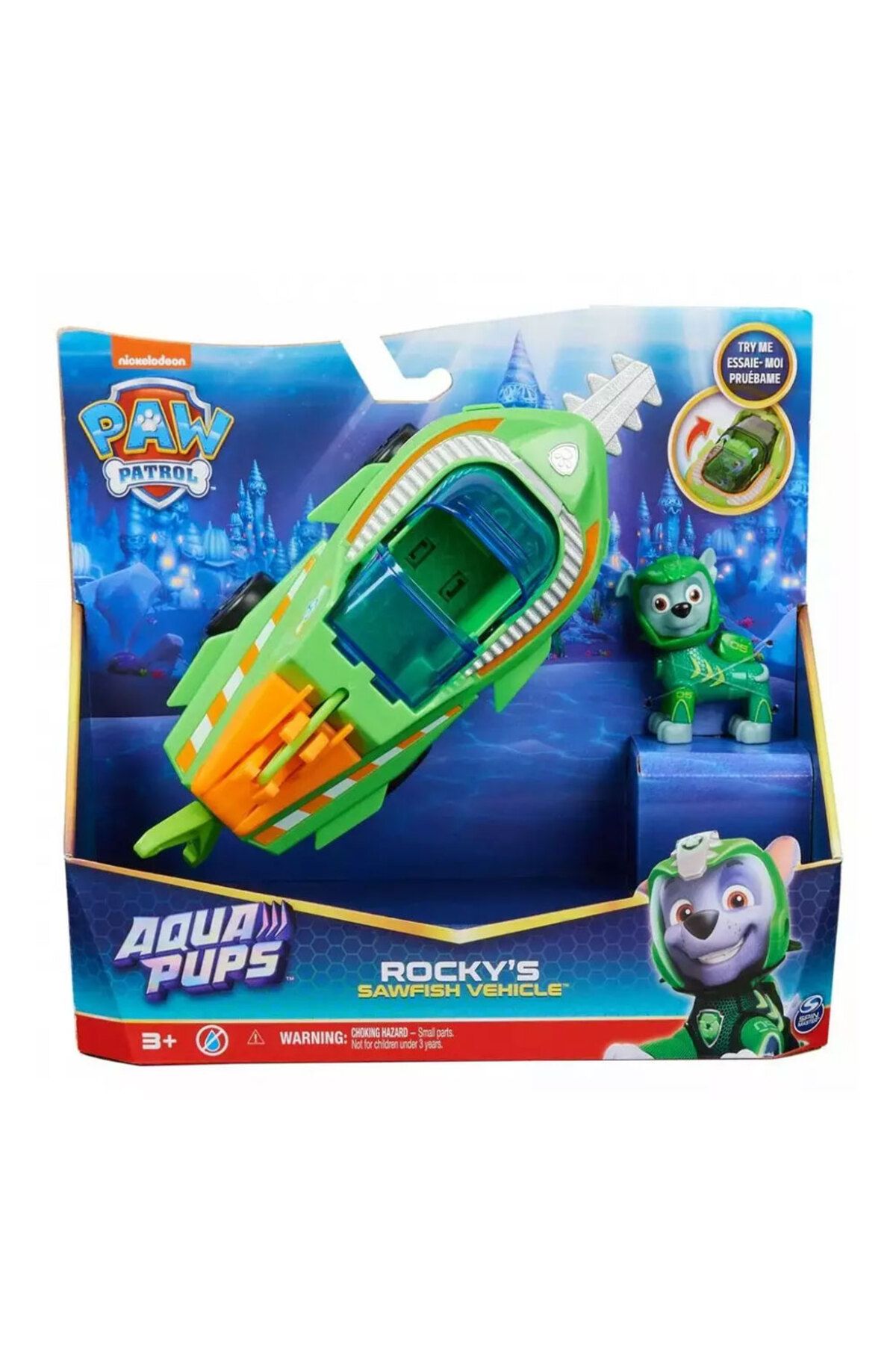 PAW PATROL Aqua Pups Temalı Araçlar Rocky 6065229-20139009