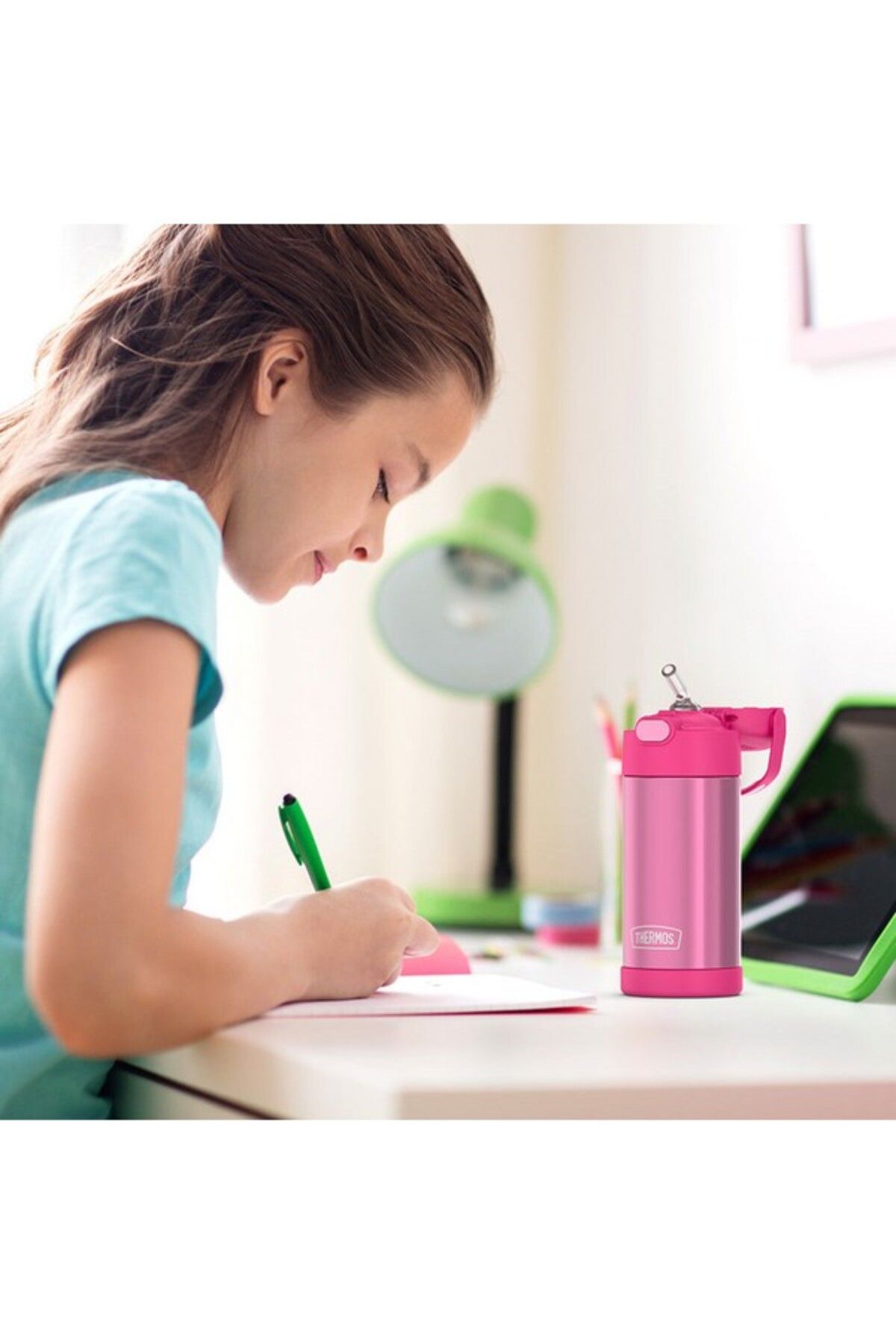 Thermos-زجاجة مياه معزولة بالفراغ من فانتينر، سعة 12 أونصة 5